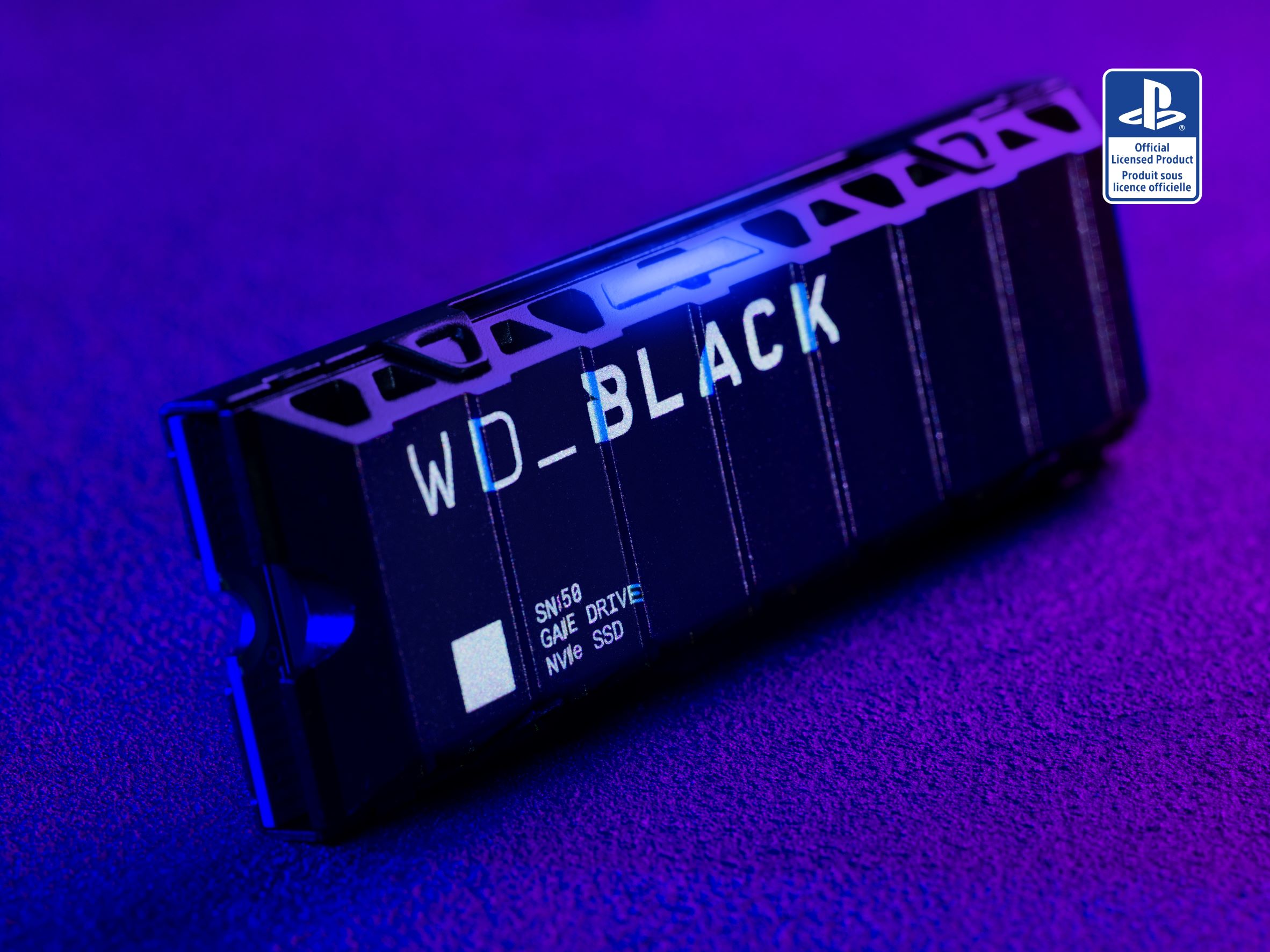 WD_BLACK SN850 NVMe SSD 2 TB M.2 2280 PCIe 4.0 für PS5™-Konsolen