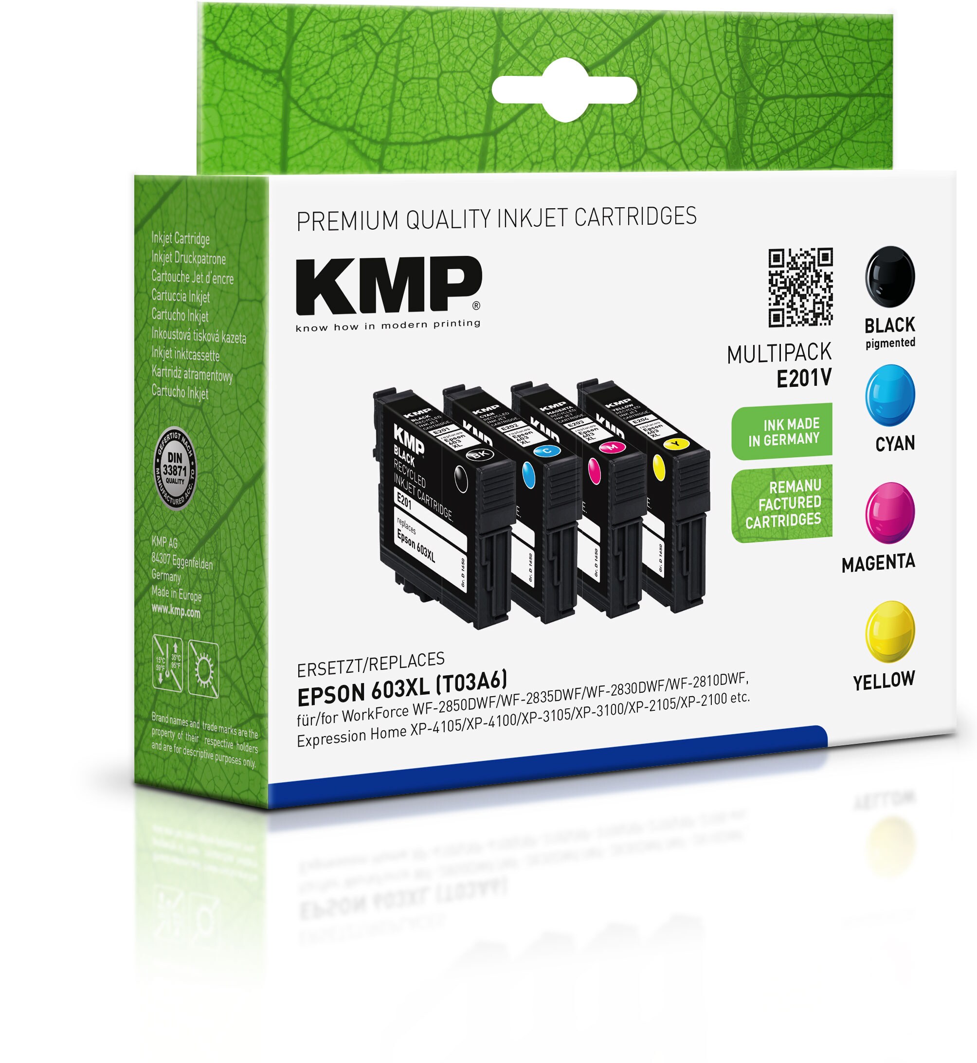 KMP Tintenpatronen Multipack ersetzt Epson 603XL (T03A64010)