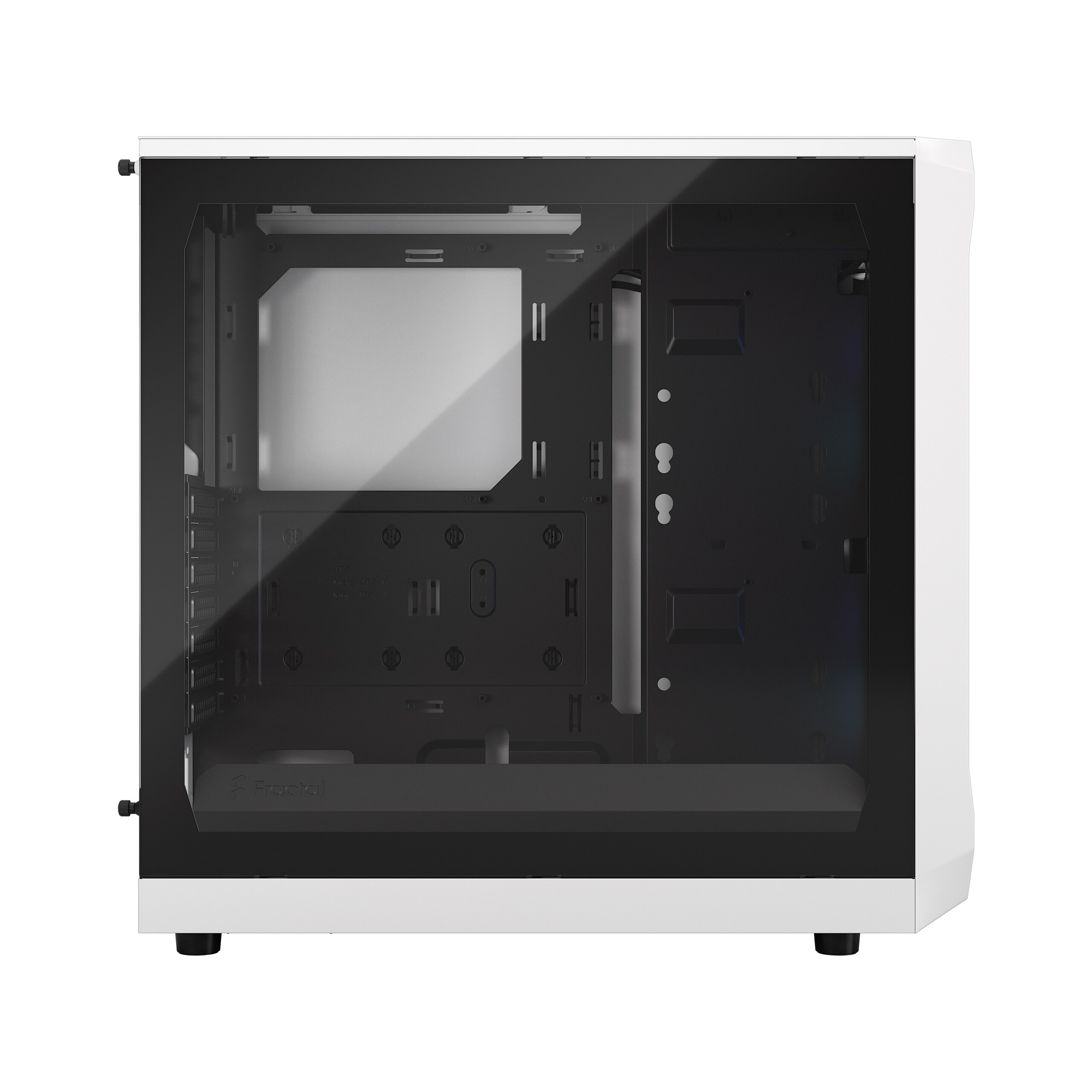 Fractal Design Focus 2 RGB White TG Clear Tint