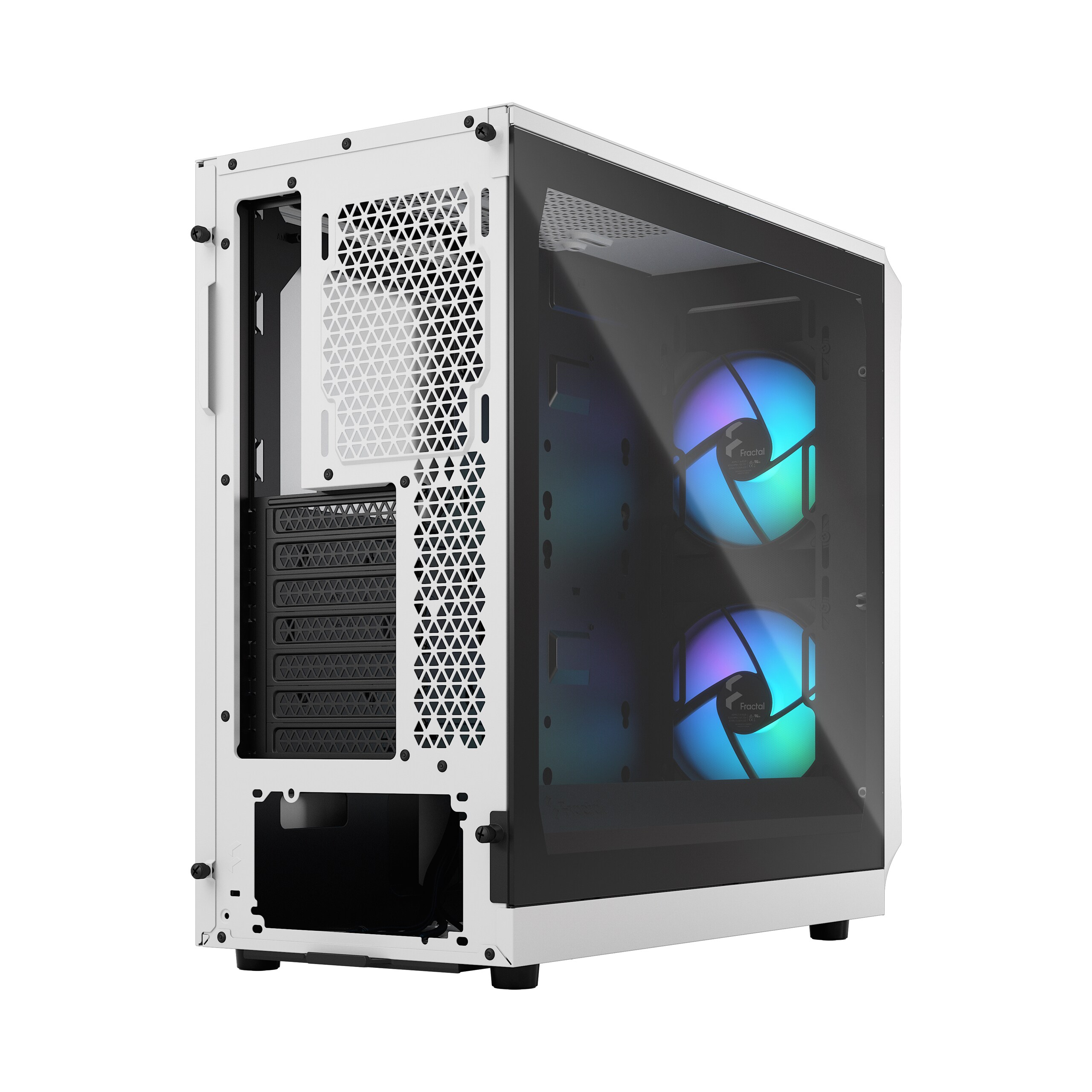 Fractal Design Focus 2 RGB White TG Clear Tint