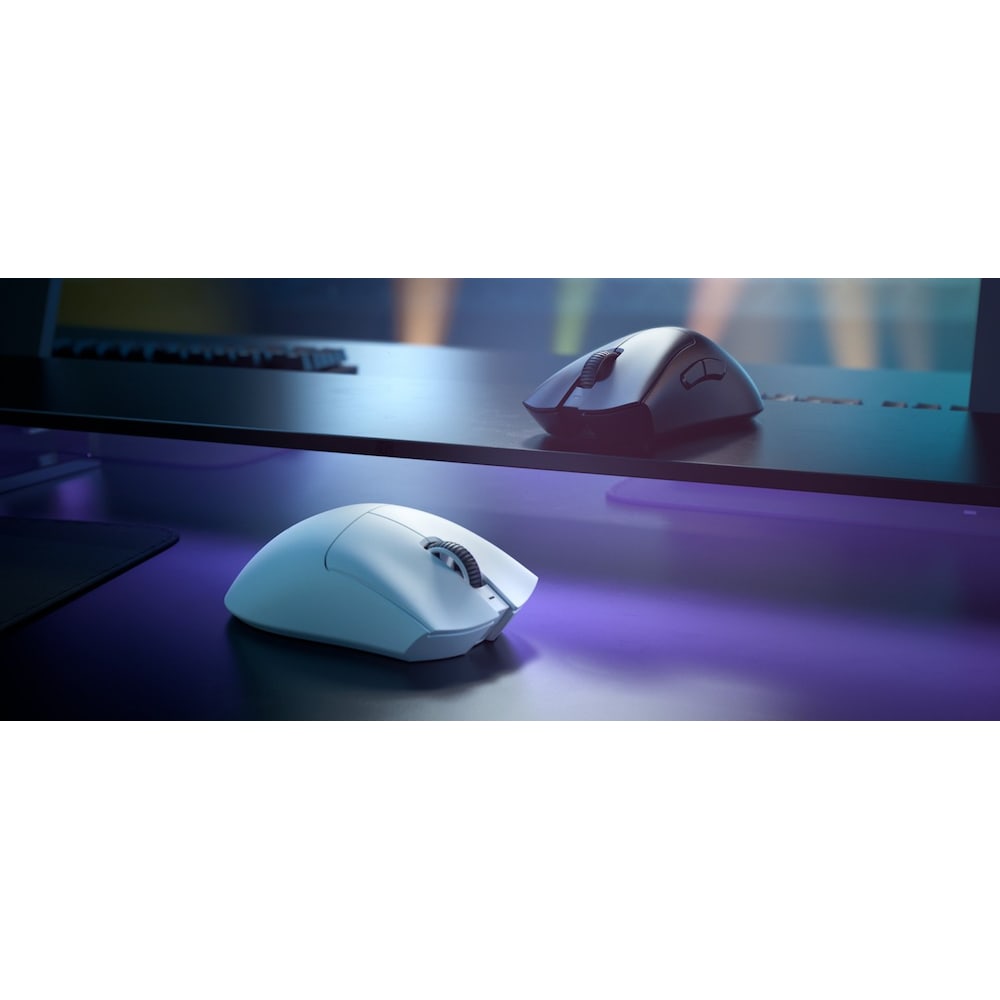 RAZER DeathAdder V3 Pro Weiß - Ultra leichte kabellose ergonomische E-Sport- Maus ++ Cyberport