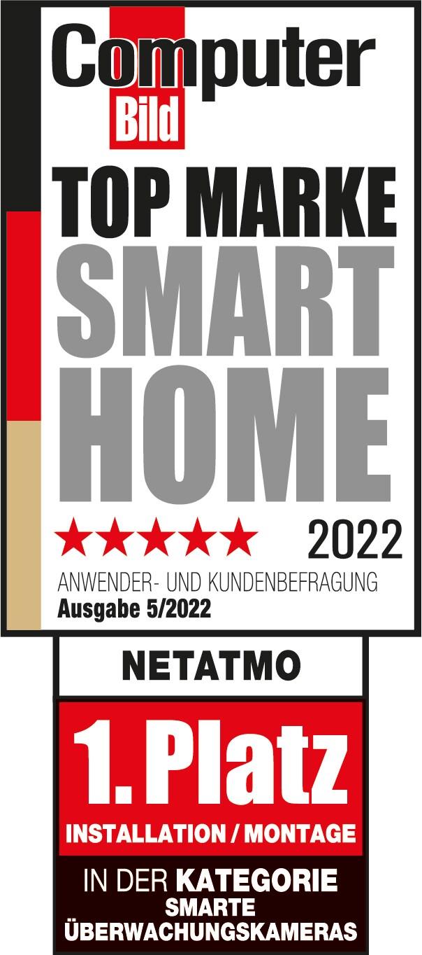 Netatmo Smarte Außenkamera weiß