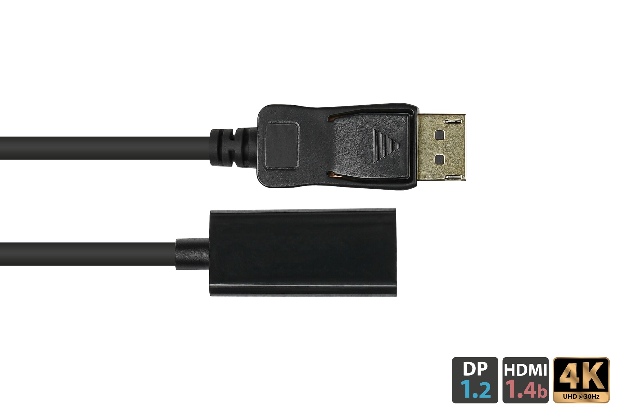 Good Connections Adapter DisplayPort 1.2 St an HDMI 1.4b Bu 4K @30Hz ca. 20cm