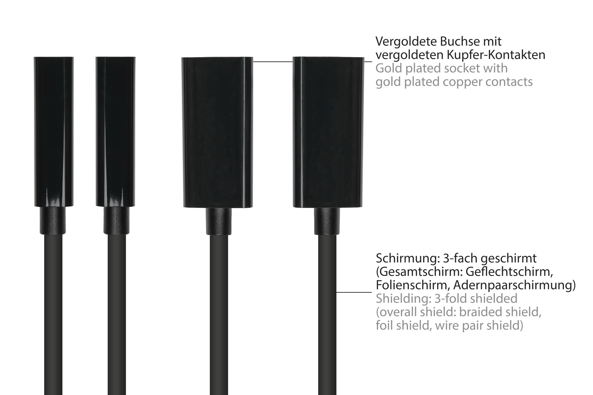 Good Connections Adapter DisplayPort 1.2 St an HDMI 1.4b Bu 4K @30Hz ca. 20cm