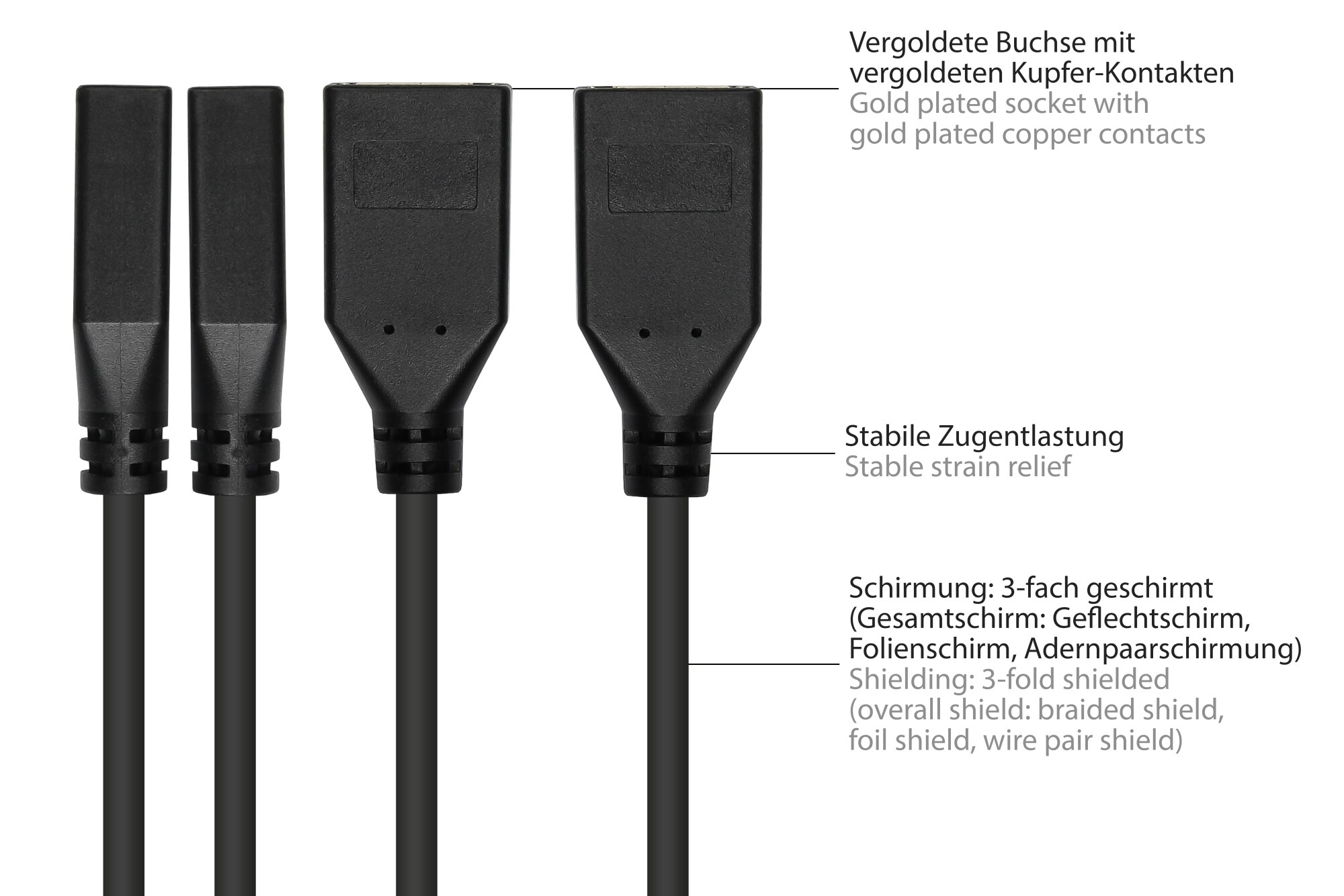 Good Connections Adapter HDMI 2.0b St an DisplayPort 1.2 Bu 4K @60Hz 0,3m