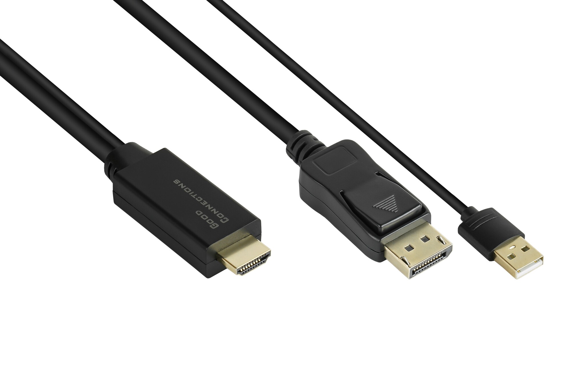 Good Connections Adapterkabel HDMI 2.0b St an DisplayPort 1.2 St 4K @60Hz 1m