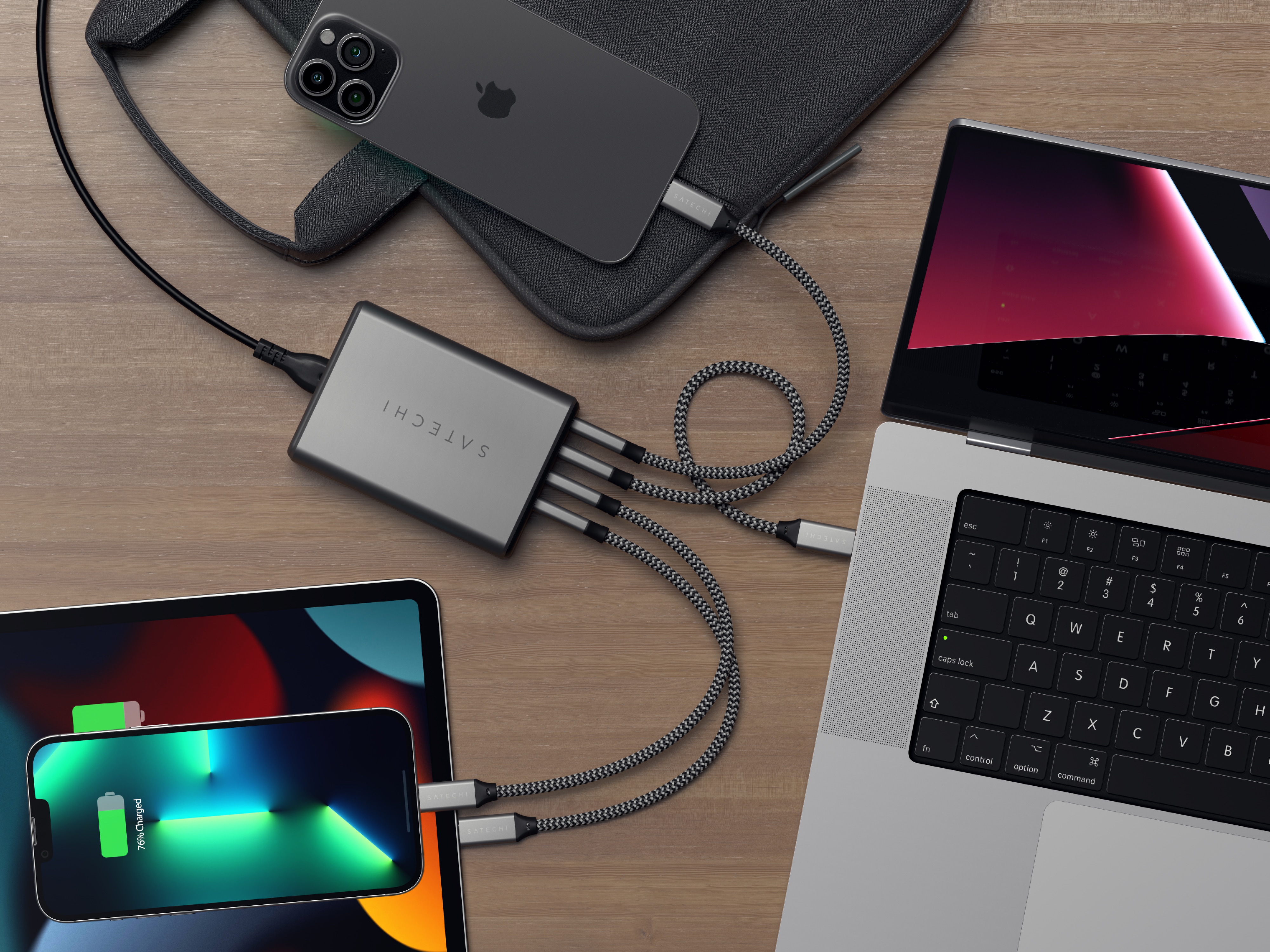 Satechi 165W USB-C 4-Port PD GaN Charger