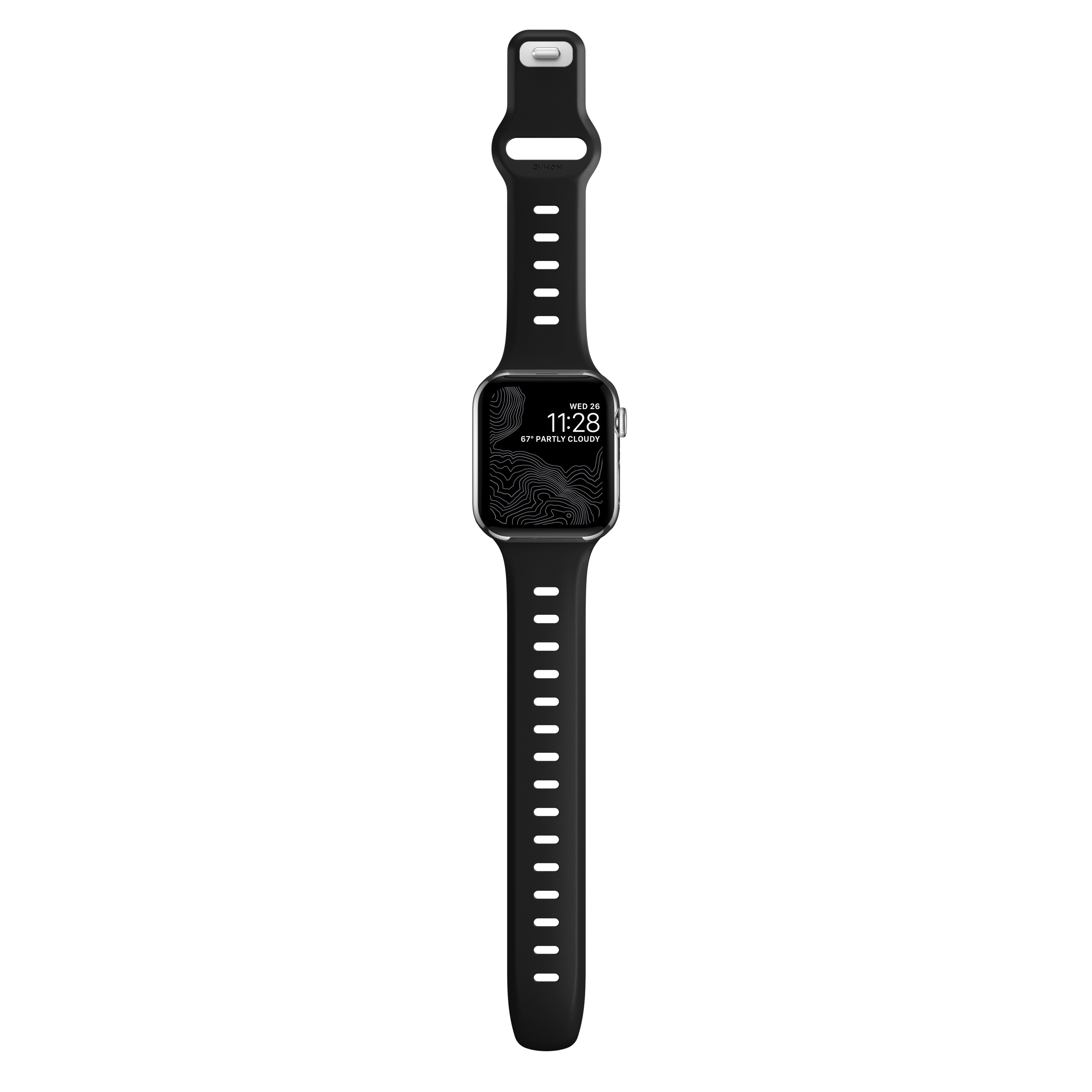 Nomad Sport Band Slim 42/44/45mm Schwarz