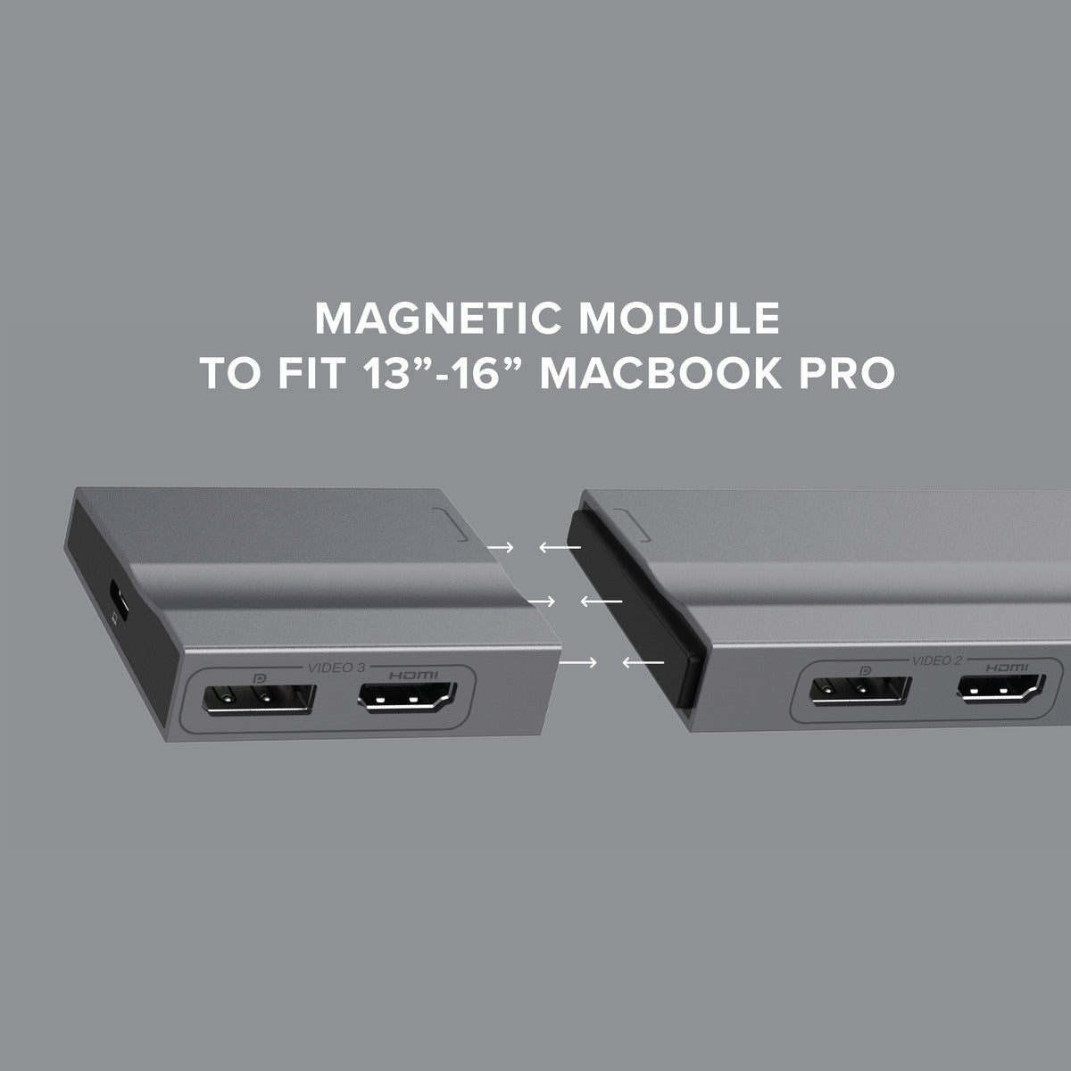 Hyper Drive 4K Ｍulti-Display Docking Station für 13"-16" MacBooks