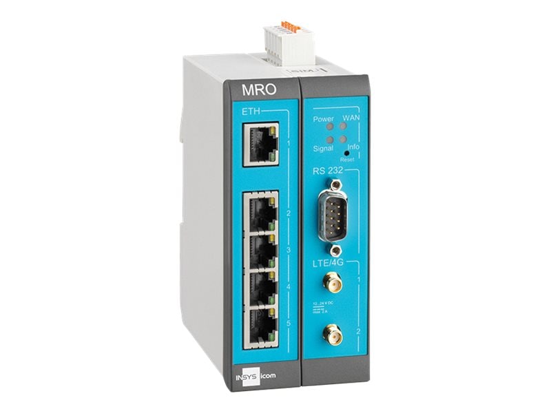 INSYS icom MRO-L200 1.0 LTE-Mobilfunk-Router internationale Frequenzen