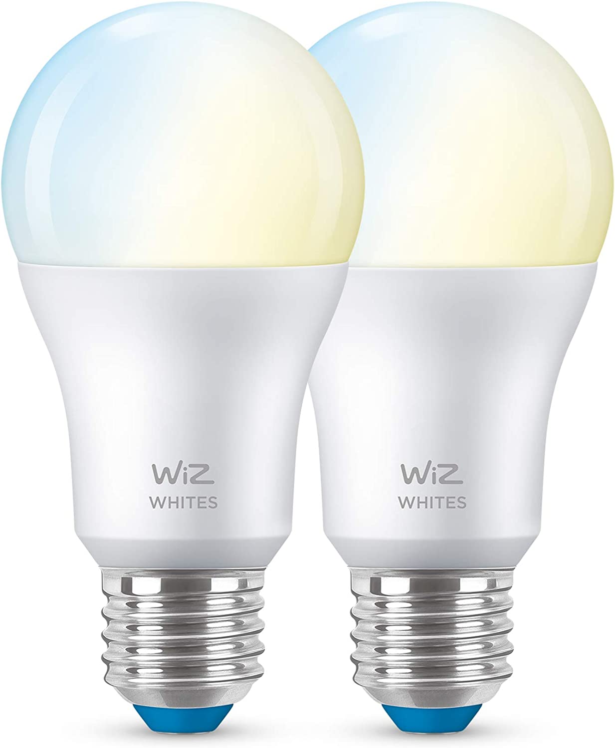 WiZ Smarte Lampe mit warmweißem bis kaltweißem Licht Standardform (60W) Pack