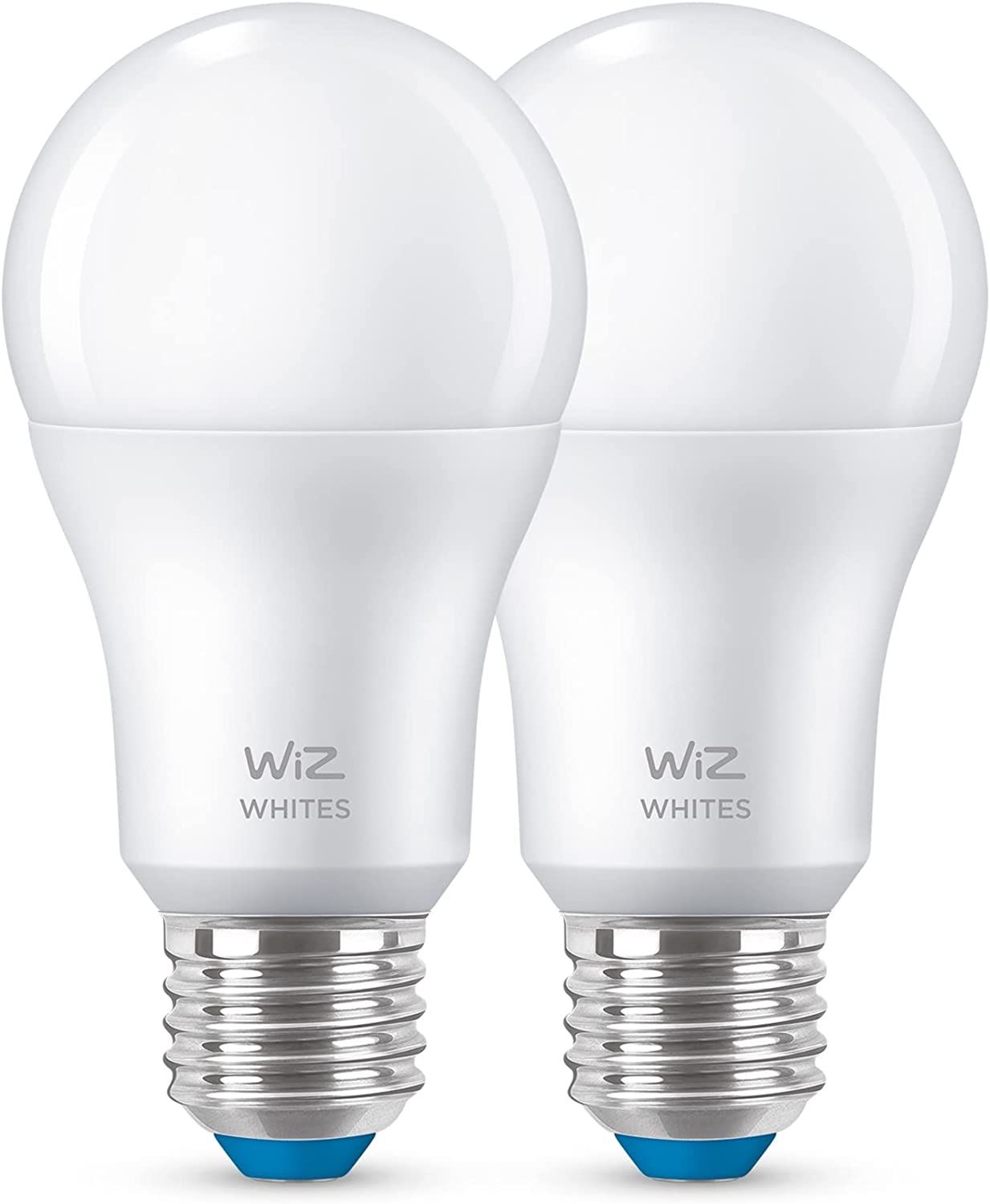 WiZ Smarte Lampe mit warmweißem bis kaltweißem Licht Standardform (60W) Pack