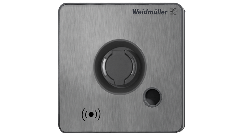 Weidmüller Wallbox Business CH-W-B-A3.7/11-PPNM, schwarz, Typ 2, 11 kW, Kabel 5m