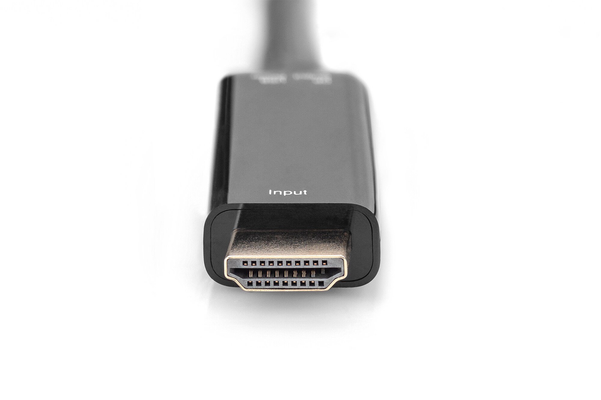 DIGITUS HDMI Adapter auf DisplayPort mit externer Stromversorgung 4K@30Hz. 0,2 m