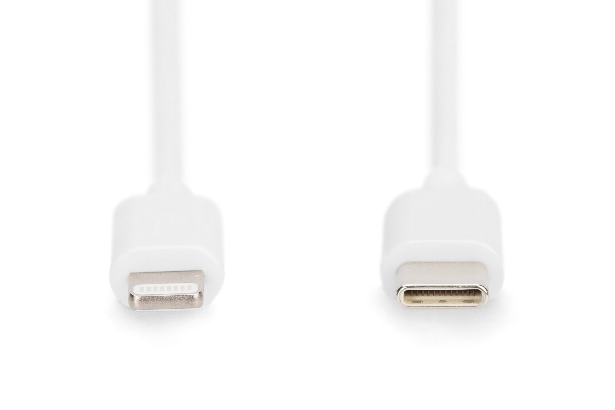 DIGITUS Daten- und Ladekabel USB-C zu Lightning, 2m, weiß