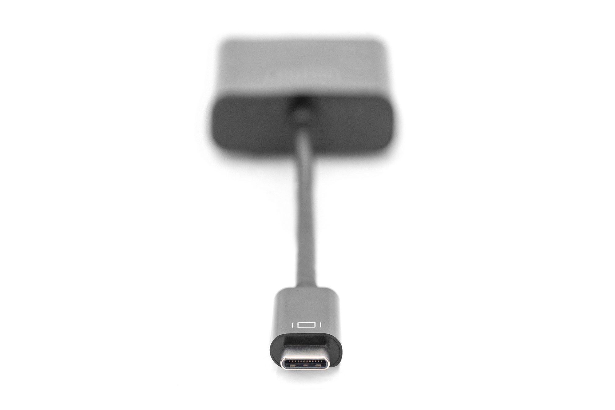 DIGITUS USB Type-C zu DVI Adapter 10cm Kabellänge, schwarz