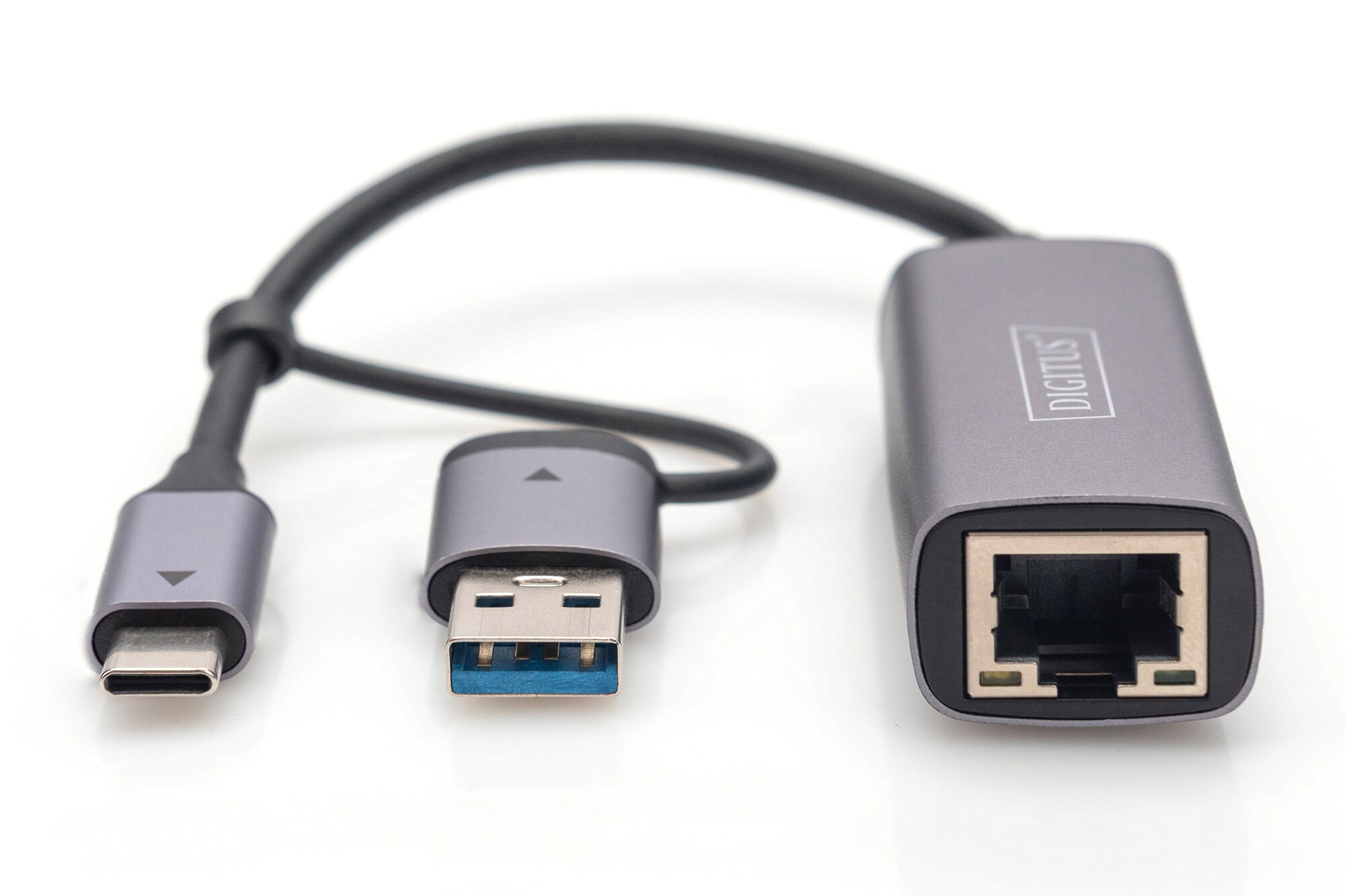 DIGITUS USB3.0/USB C 3.1 auf 2.5G Ethernet Adapter