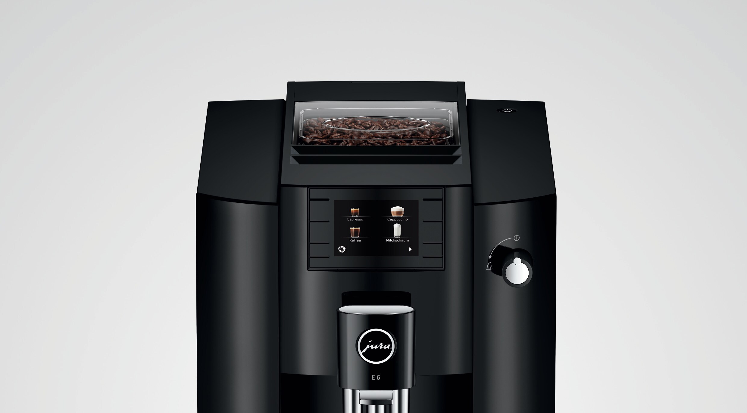 JURA E6 Piano Black (EC) Kaffeevollautomat