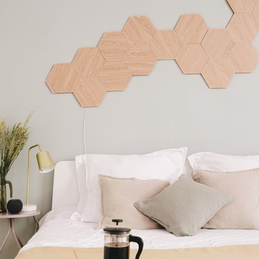 Nanoleaf Elements Wood Look Hexagons Starter Kit – 13PK