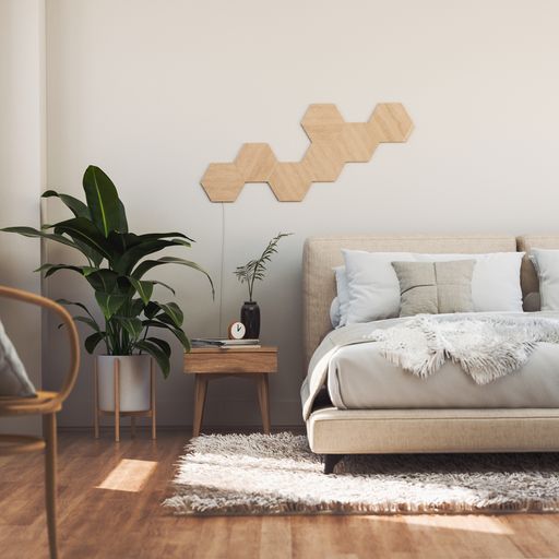 Nanoleaf Elements Wood Look Hexagons Starter Kit – 7PK