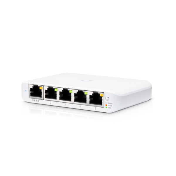 Ubiquiti UniFi 5-Port Smart Managed Switch PoE+/USB-C