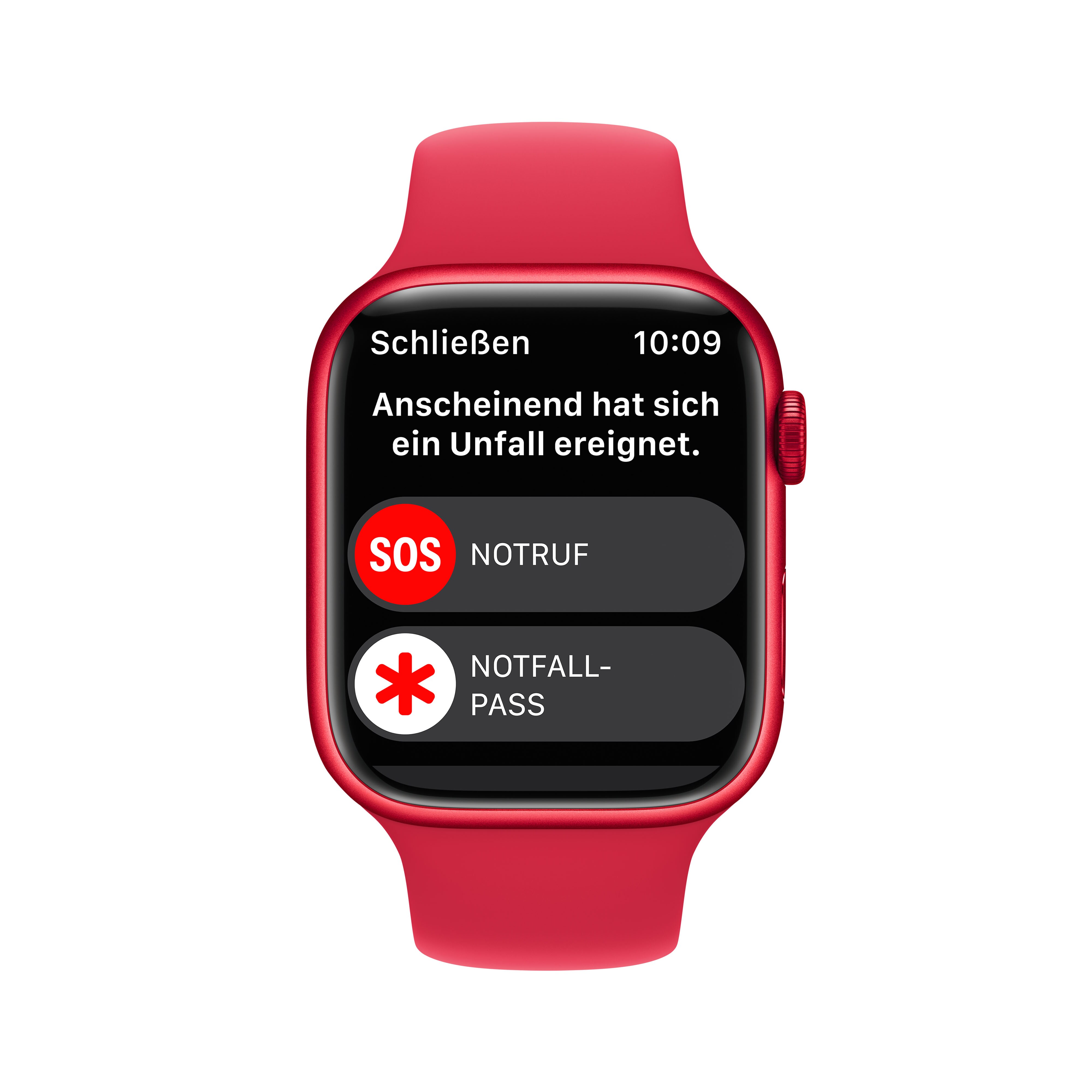 Apple Watch Series 8 GPS 45mm Aluminium Product(RED) Sportarmband Product(RED)