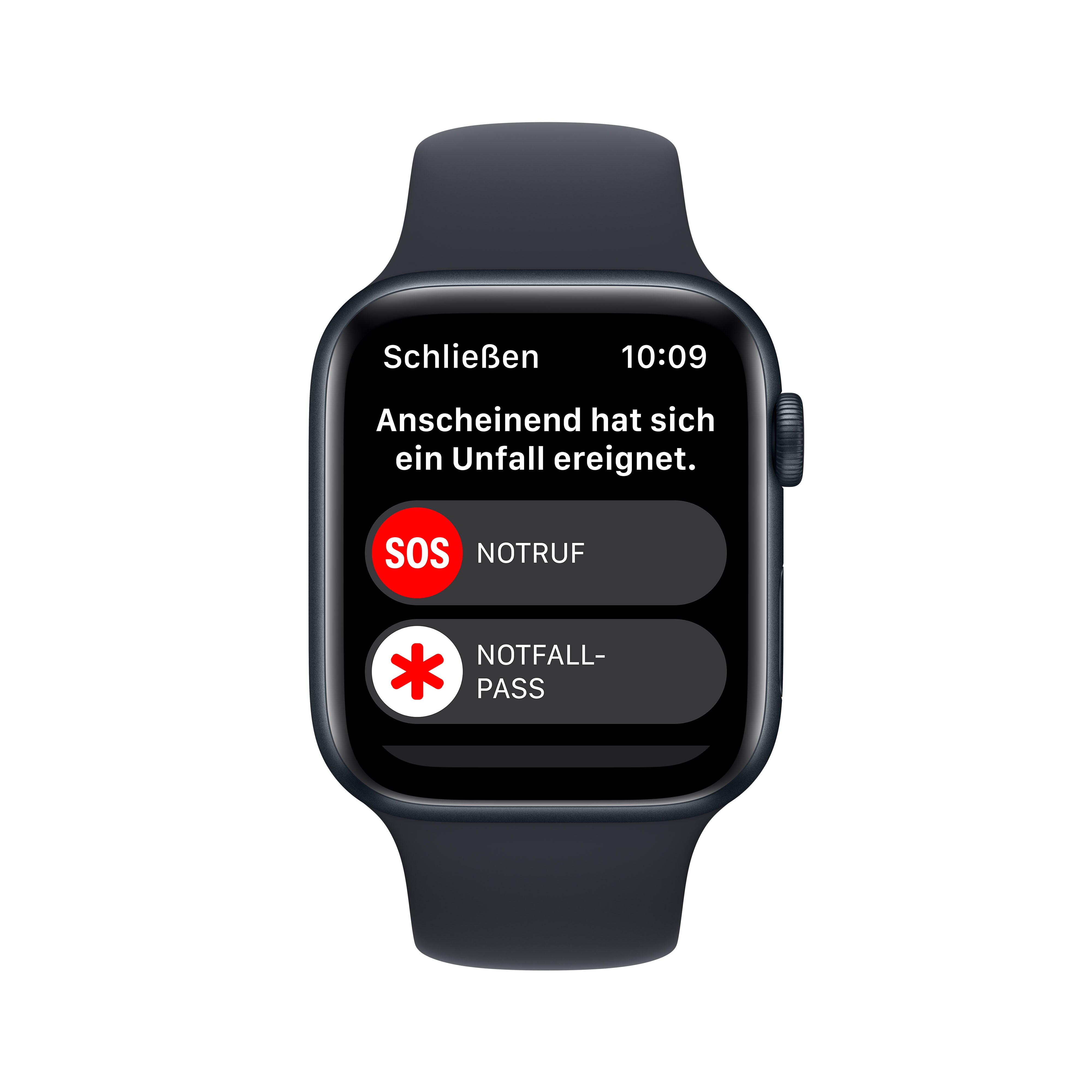 Apple Watch SE LTE 44mm Aluminiumgehäuse Mitternacht Sportarmband Mitternacht