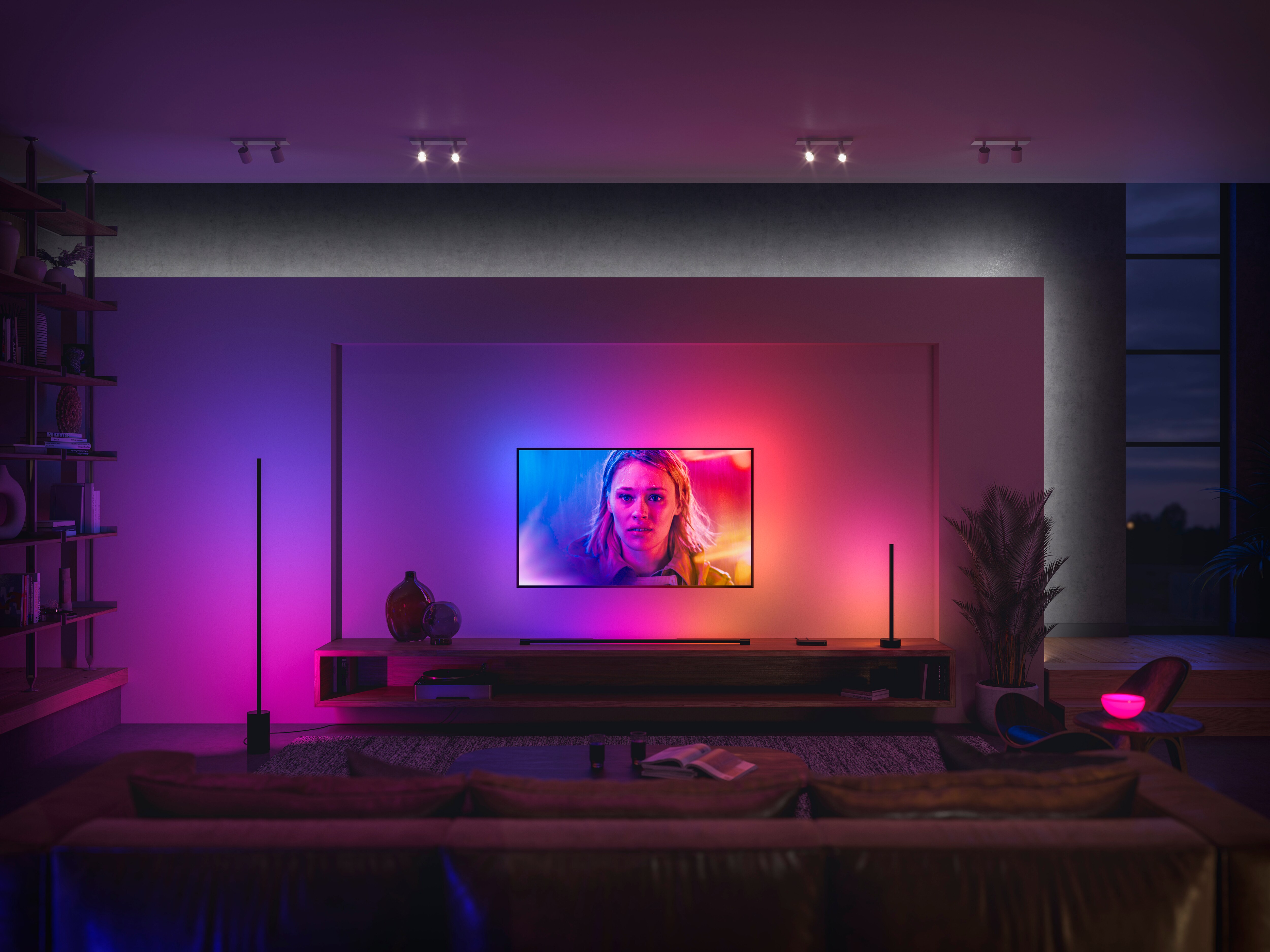 Philips Hue Gradient Signe Tischleuchte schwarz