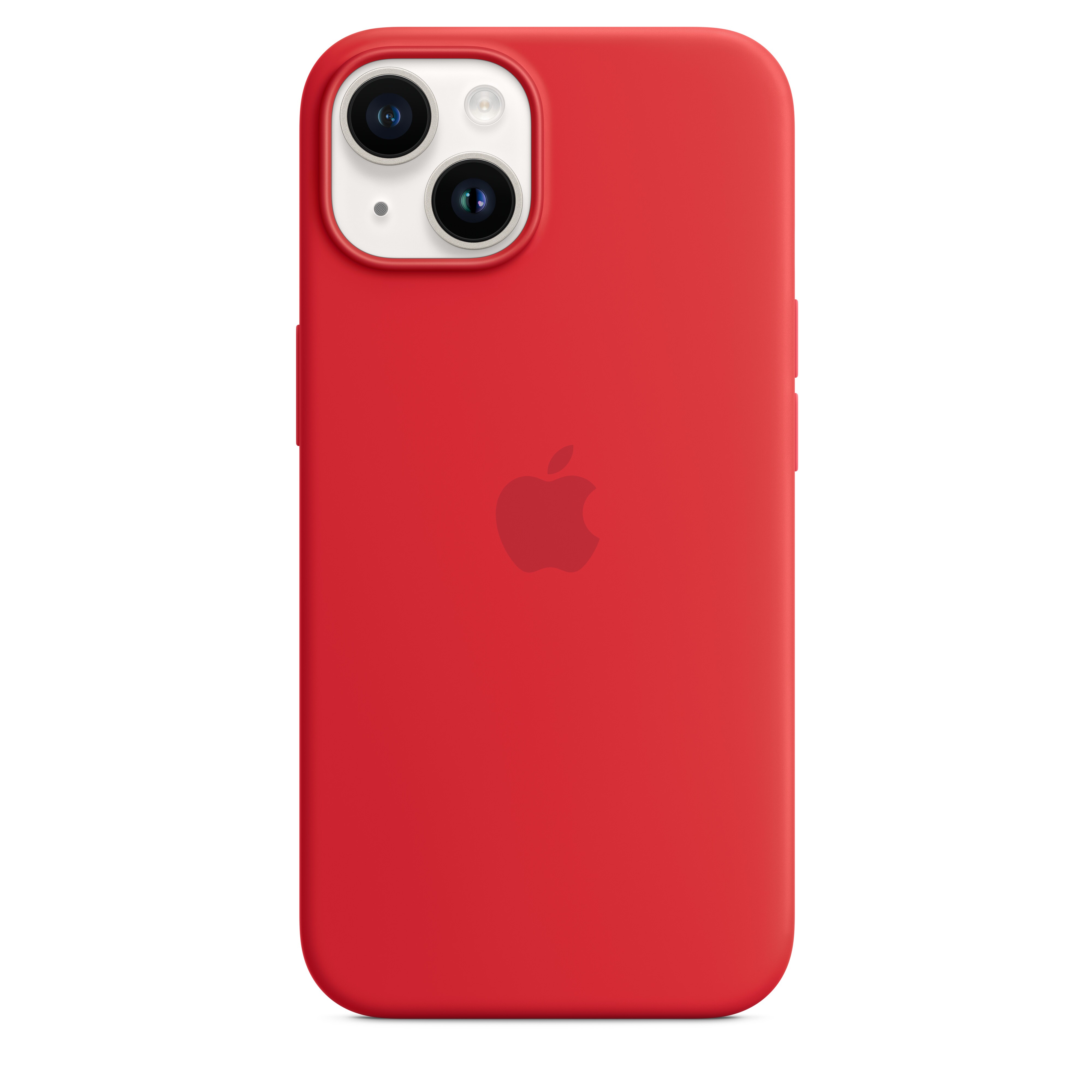 Apple Original iPhone 14 Silikon Case mit MagSafe Product(RED)