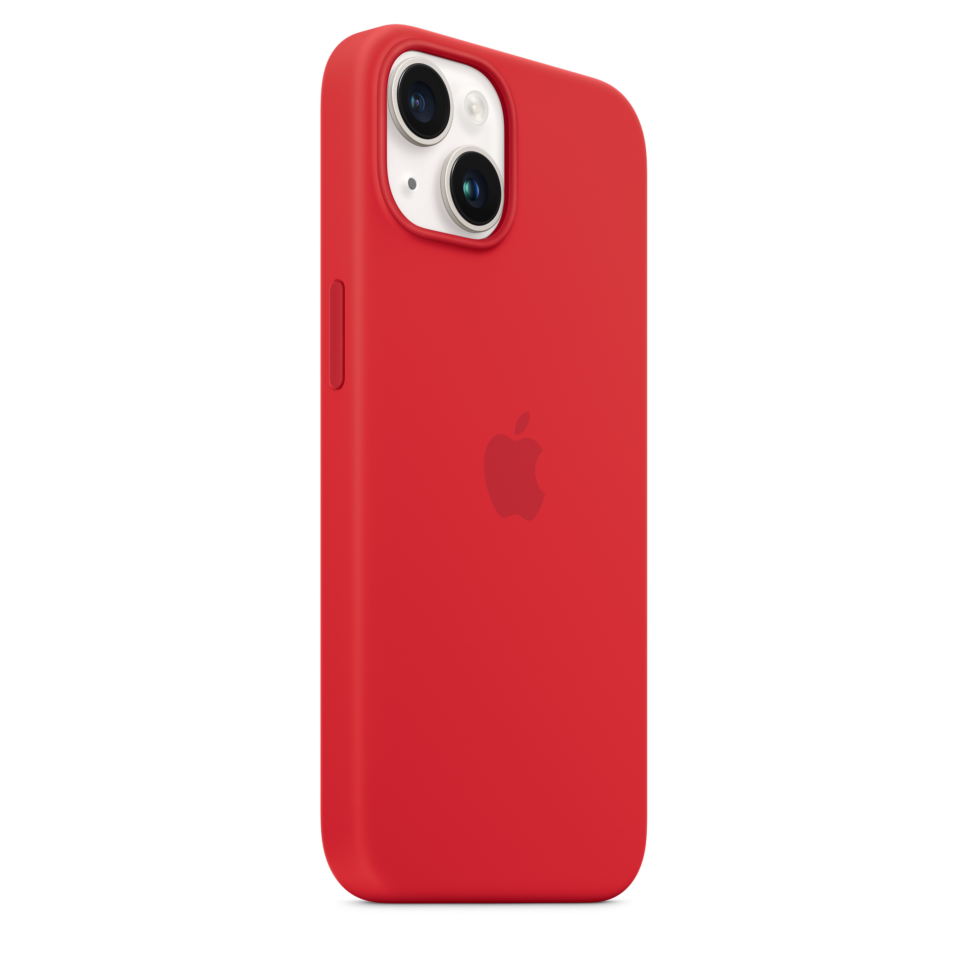 Apple Original iPhone 14 Silikon Case mit MagSafe Product(RED)