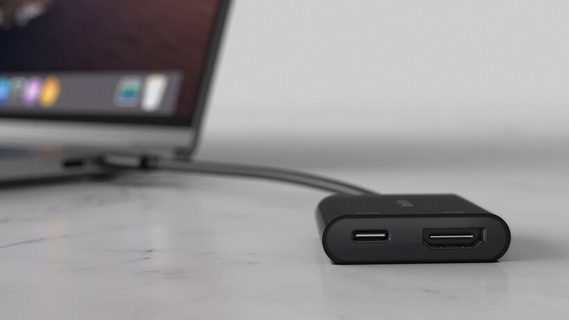 Belkin USB-C auf HDMI Charge Adapter schwarz