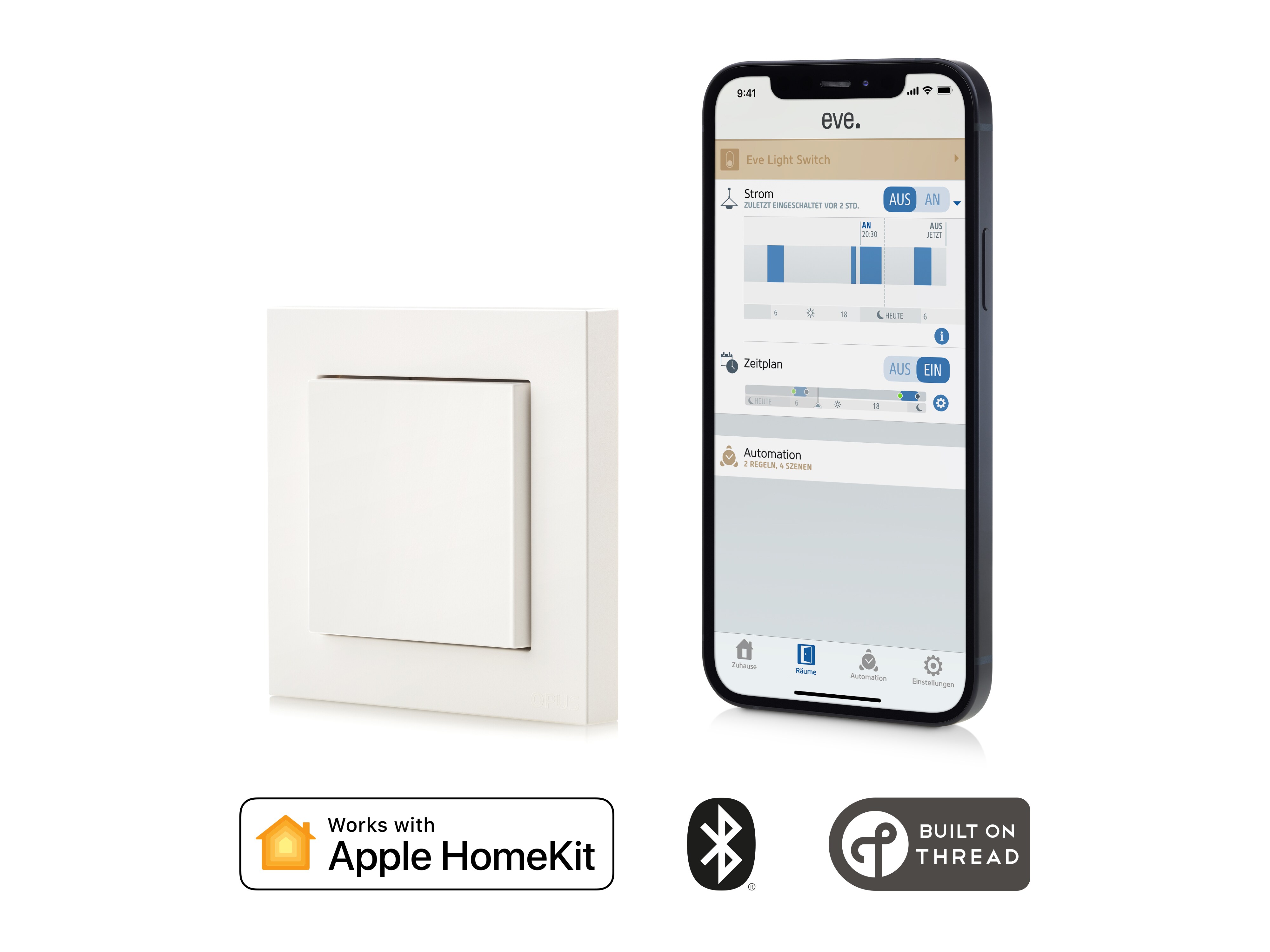 Eve Light Switch - Smarter Lichtschalter mit Apple HomeKit-Technologie