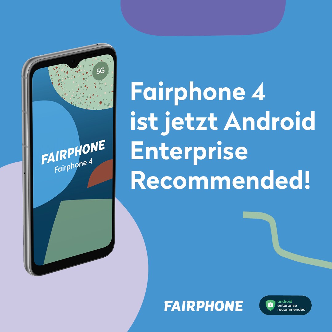 Fairphone 4 5G Dual-SIM 6GB/128GB Android 11.0 grau Smartphone Cyberport 