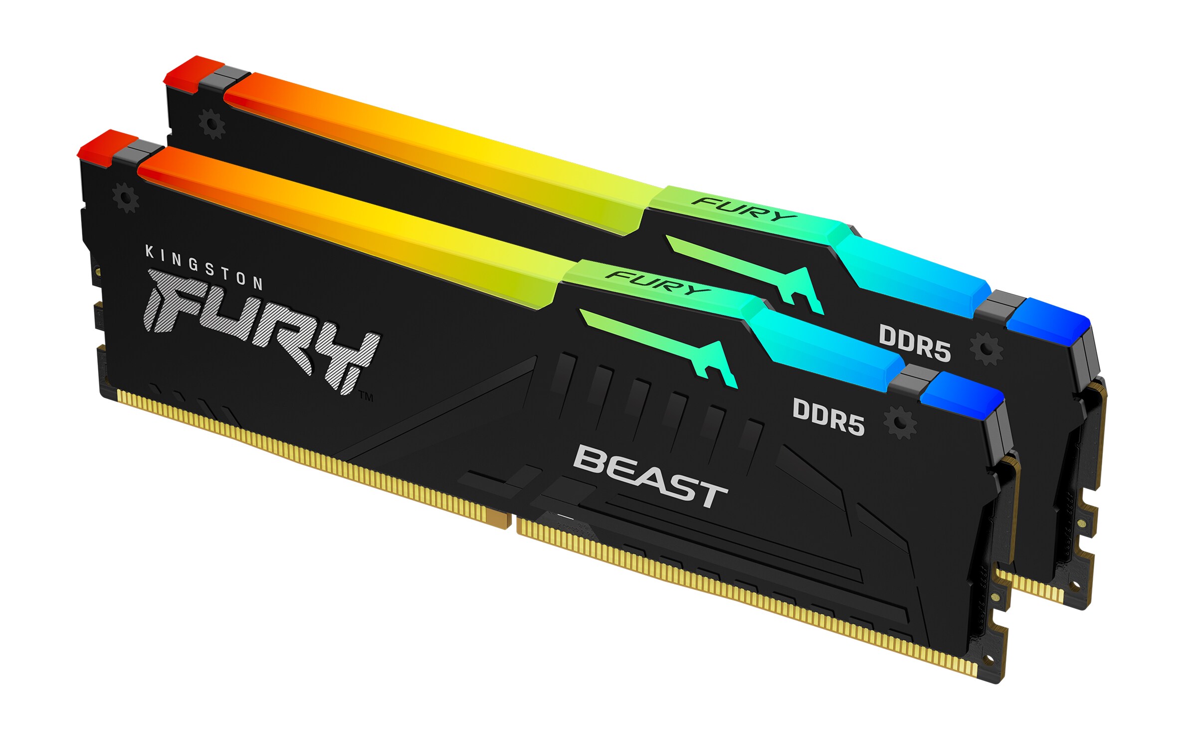 16GB (2x8GB) KINGSTON FURY Beast RGB DDR5-4800 CL38 RAM Gaming Arbeitsspeicher