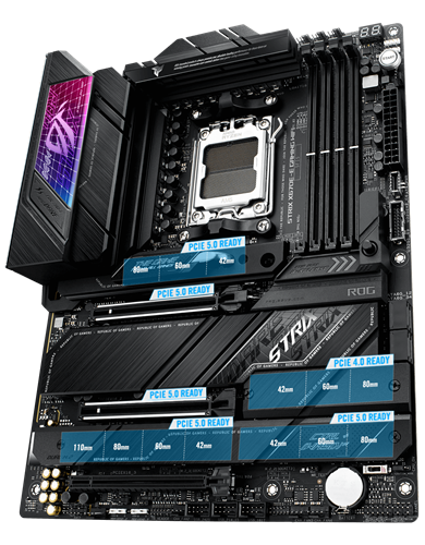 ASUS ROG STRIX X670E-E GAMING WIFI ATX Mainboard Sockel AM5 WIFI/M.2/USB3.2-C/DP