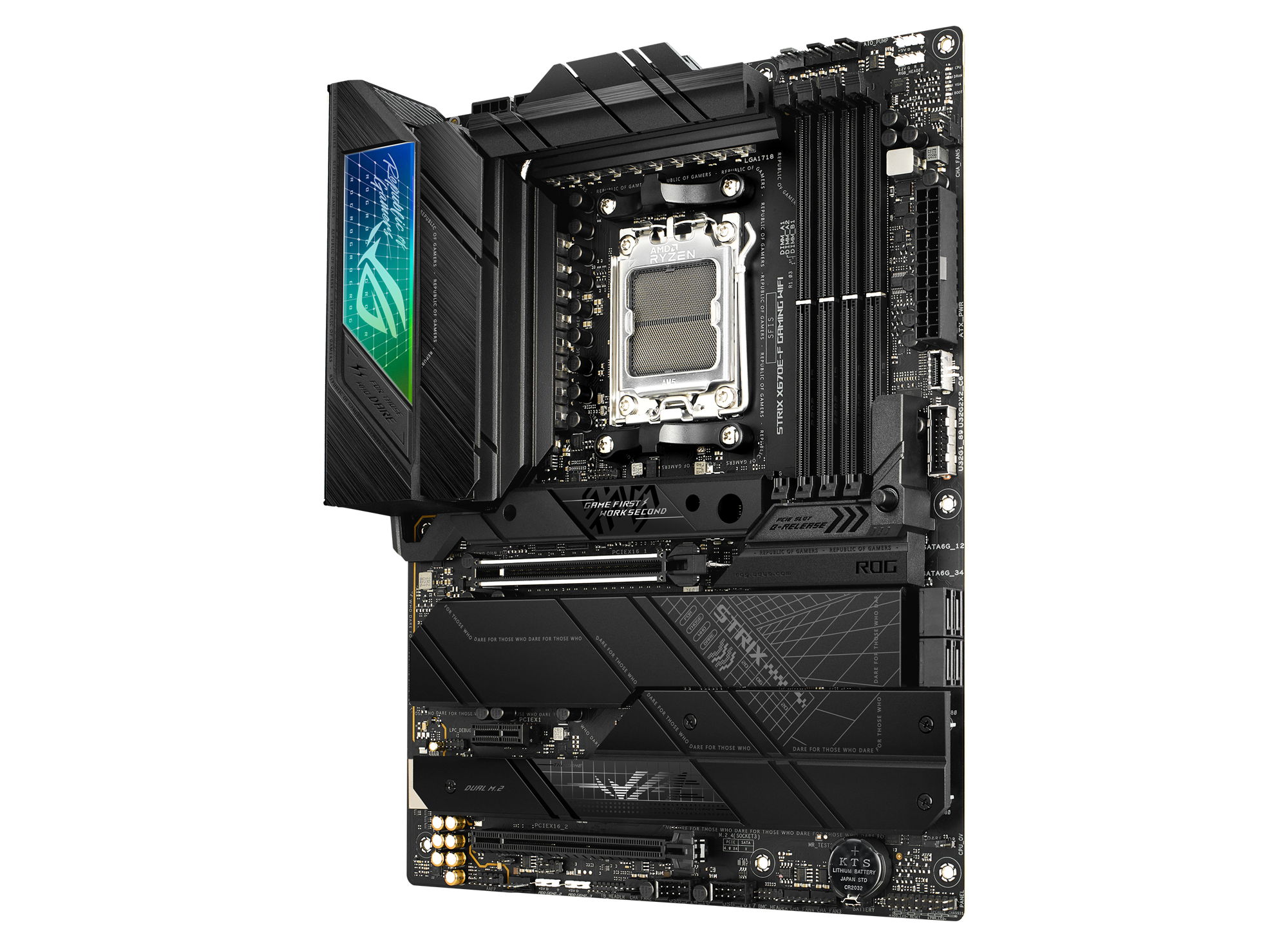 ASUS ROG STRIX X670E-F GAMING WIFI ATX Mainboard Sockel AM5 WIFI/M.2/USB3.2-C/DP