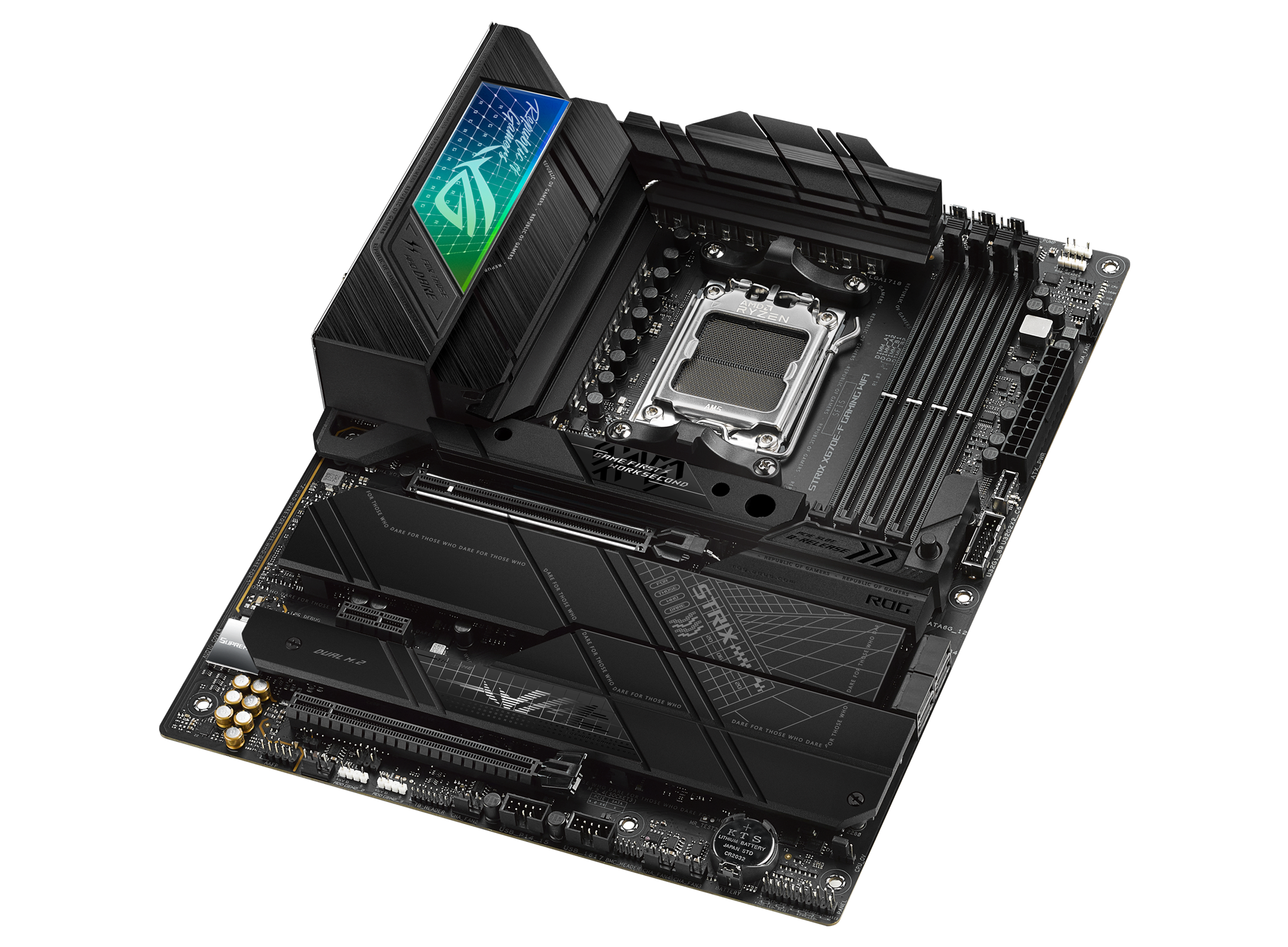 ASUS ROG STRIX X670E-F GAMING WIFI ATX Mainboard Sockel AM5 WIFI/M.2/USB3.2-C/DP