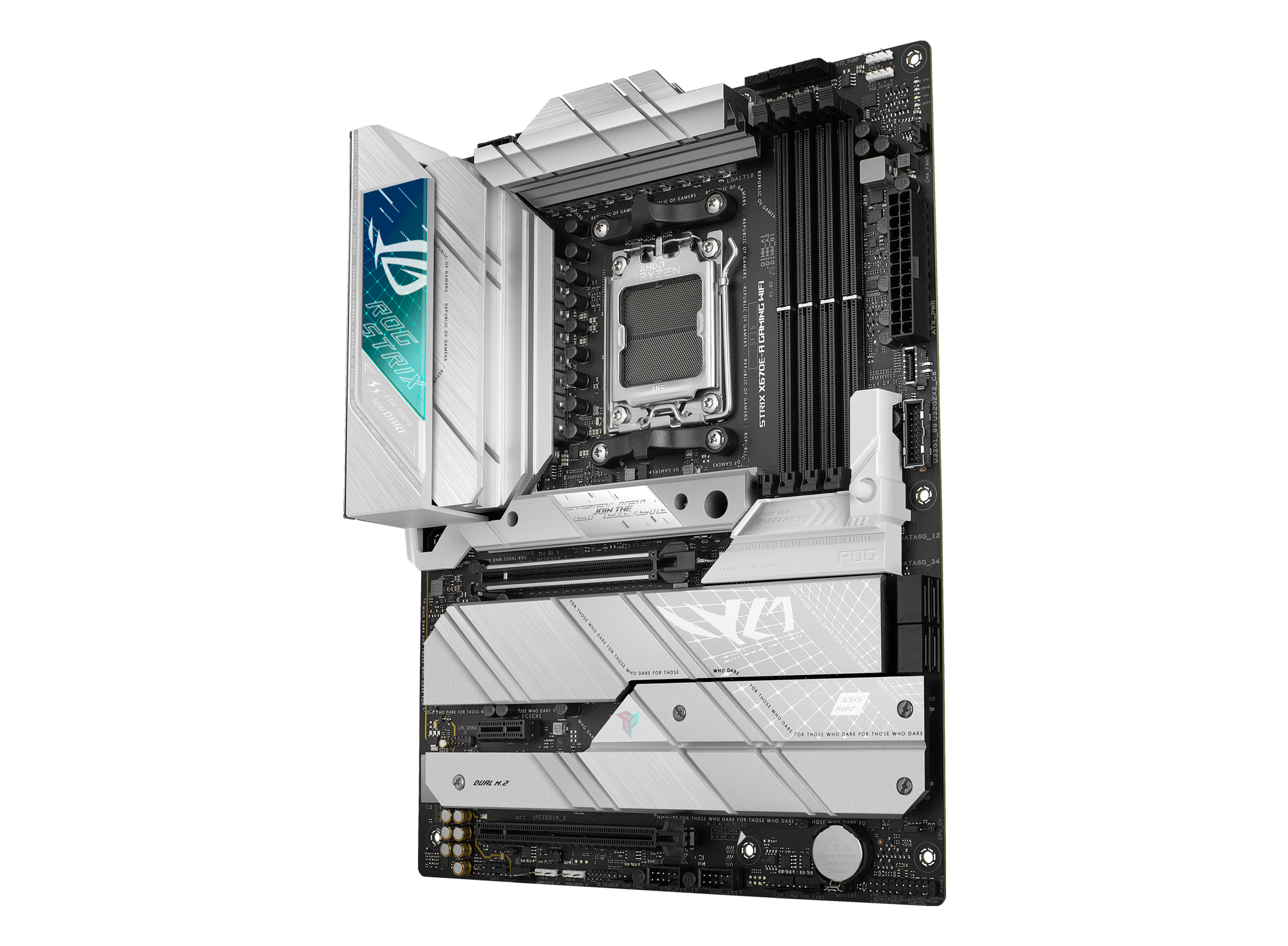 ASUS ROG STRIX X670E-A GAMING WIFI ATX Mainboard Sockel AM5 WIFI/M.2/USB3.2-C/DP