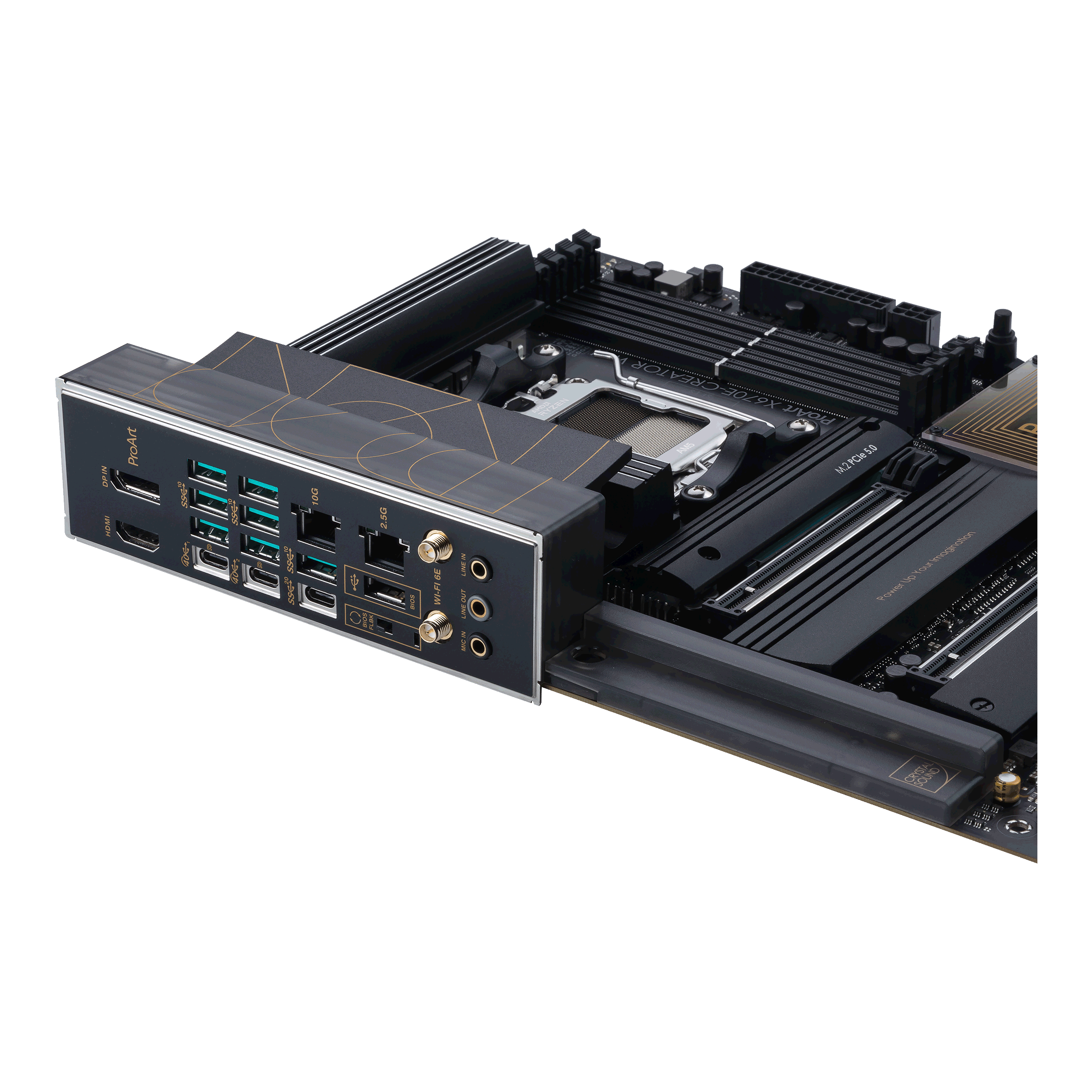 ASUS ProArt X670E-CREATOR WIFI ATX Mainboard Sockel AM5 WIFI/M.2/USB4 Typ C