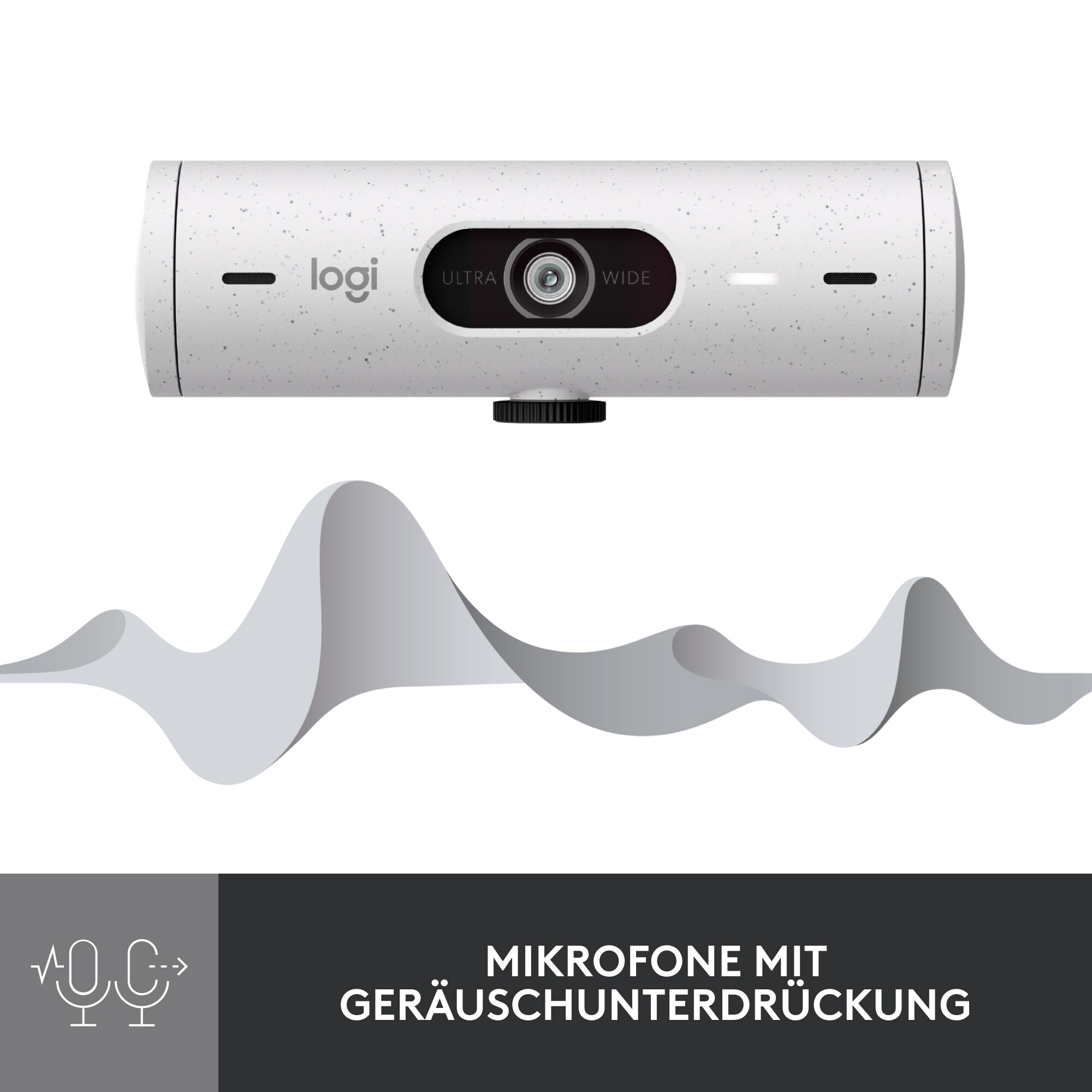 Logitech Brio 500 Webcam Off-White