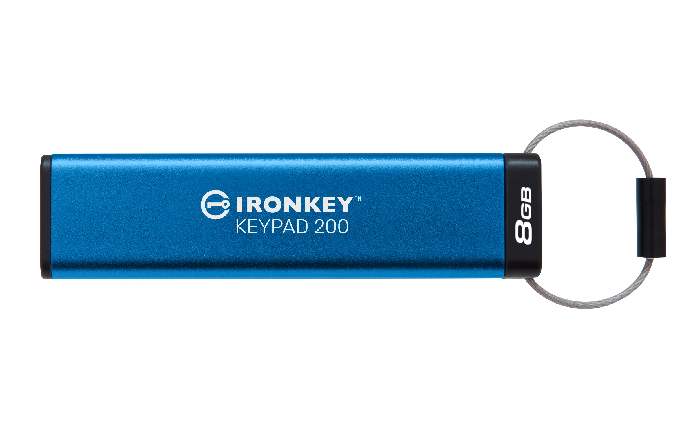 Kingston 8 GB IronKey Keypad 200 Verschlüsselter USB-Stick Metall USB 3.2 Gen1