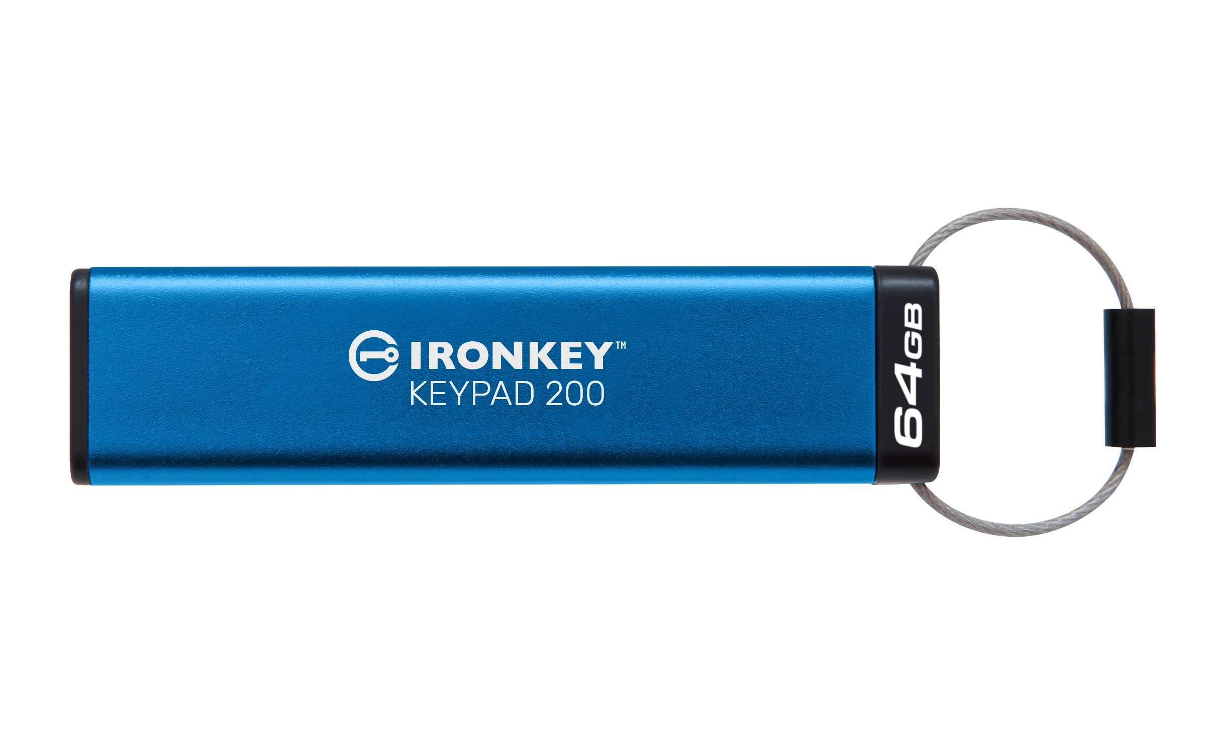 Kingston 64 GB IronKey Keypad 200 Verschlüsselter USB-Stick Metall USB 3.2 Gen1