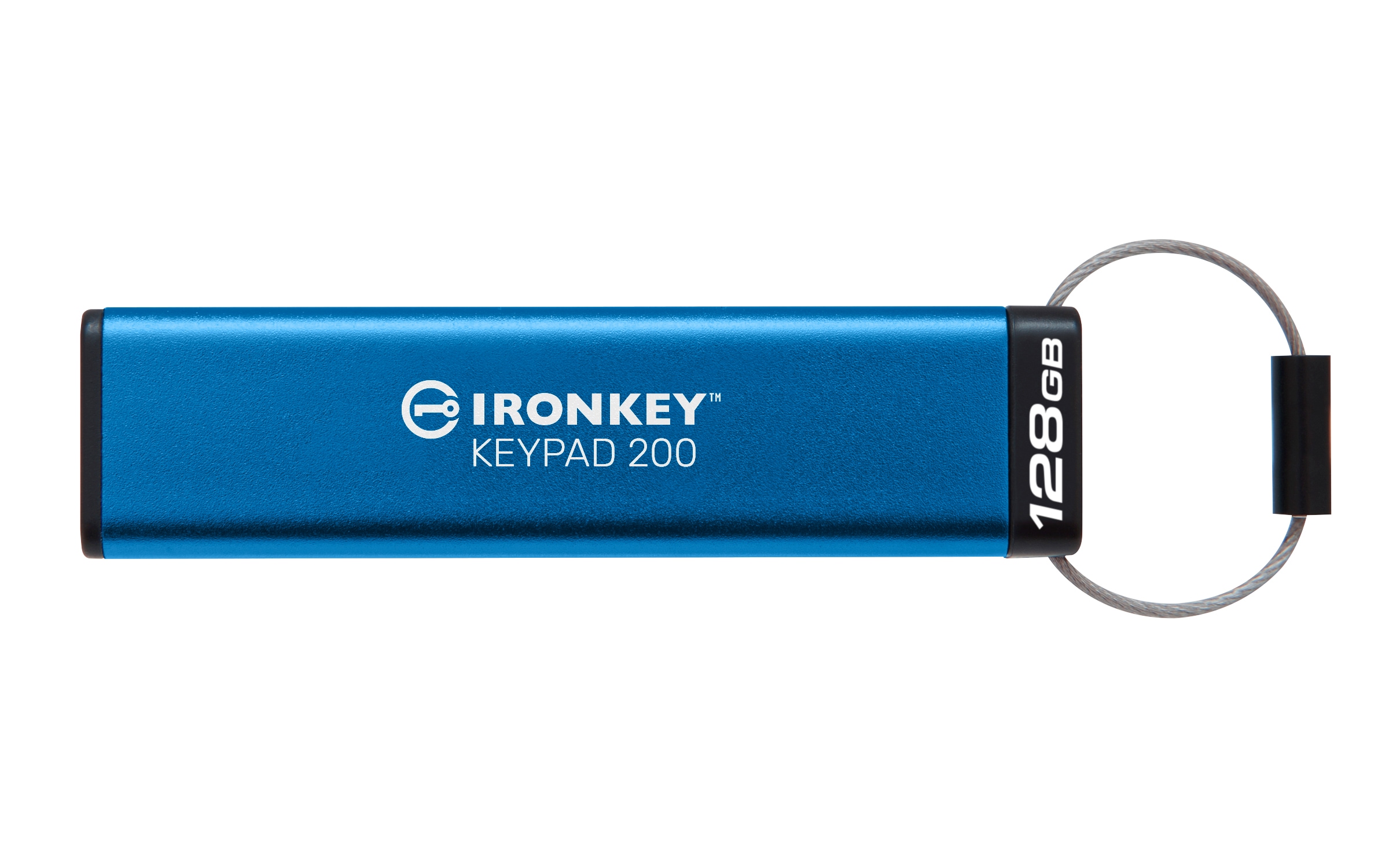 Kingston 128 GB IronKey Keypad 200 Verschlüsselter USB-Stick Metall USB 3.2 Gen1