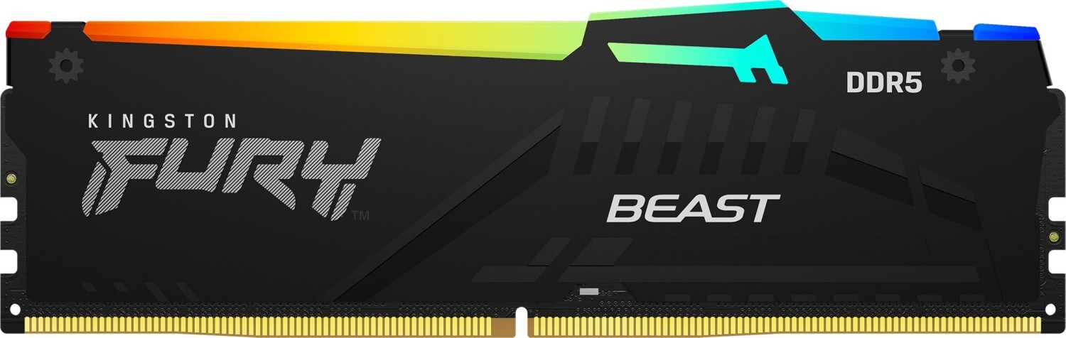 16GB (1x 16GB) KINGSTON DIMM FURY Beast RGB DDR5-6000 CL36 RAM Arbeitsspeicher