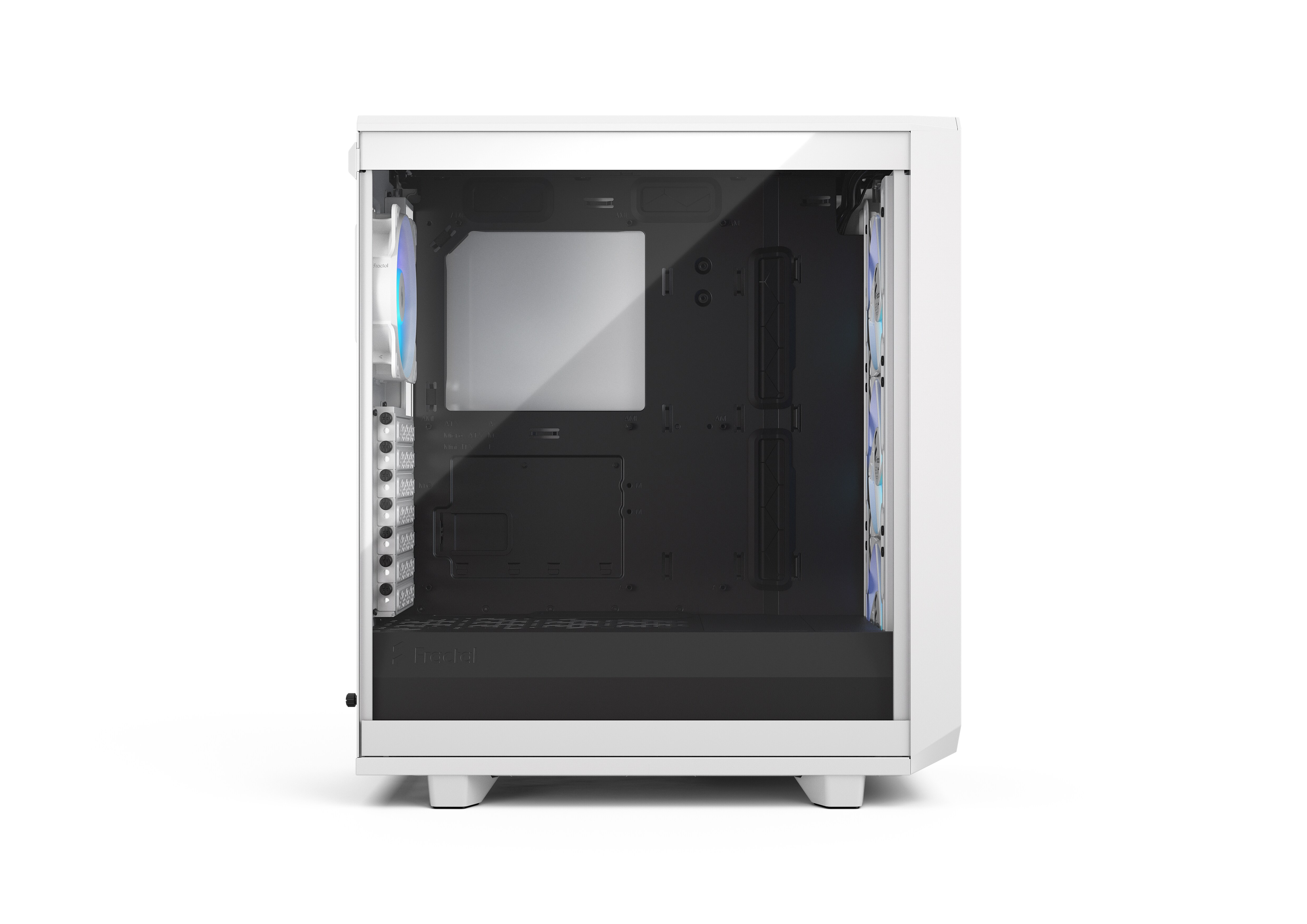 Fractal Design Meshify 2 Compact RGB White TG Clear Tint Gaming Gehäuse