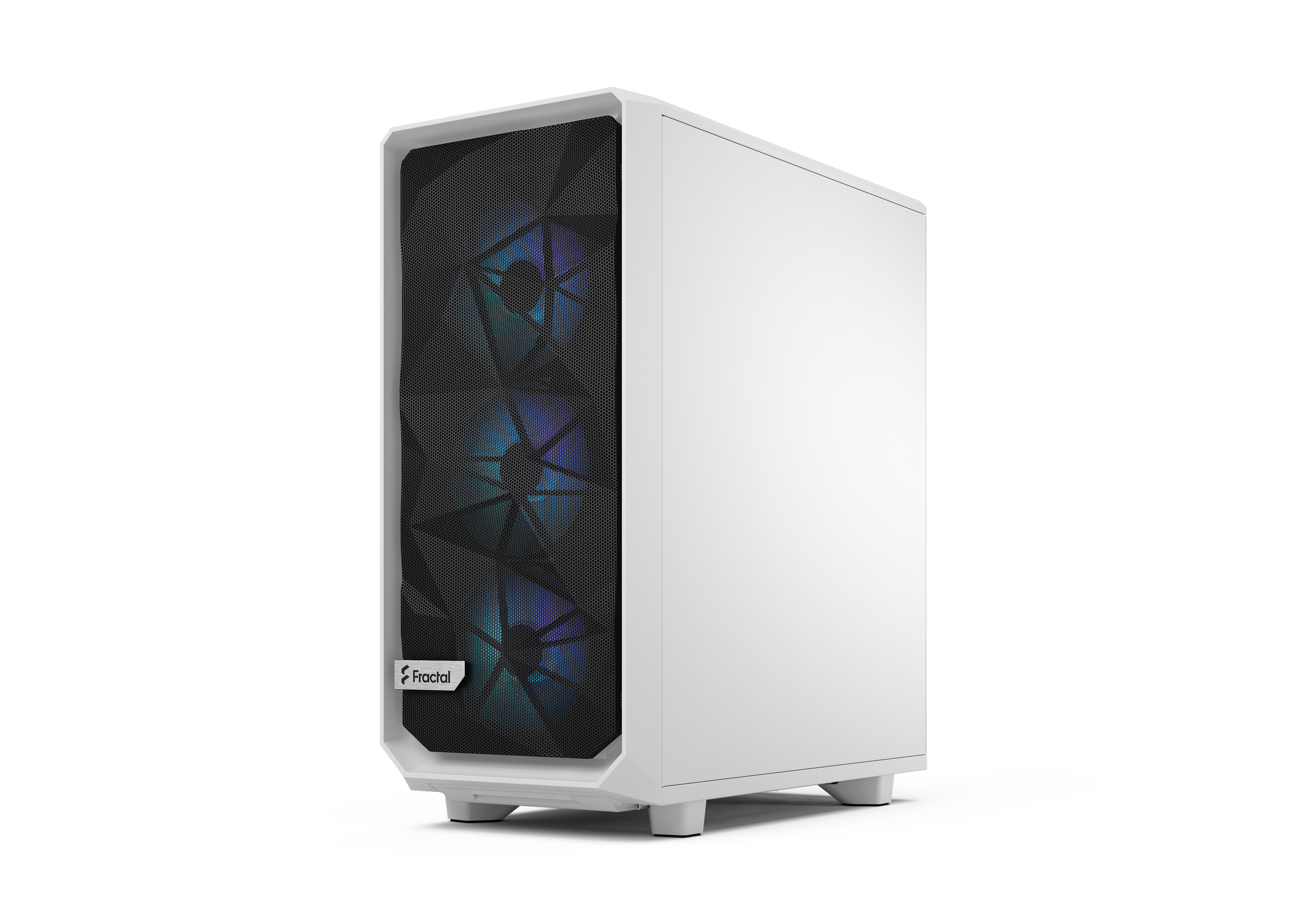 Fractal Design Meshify 2 Compact RGB White TG Clear Tint Gaming Gehäuse