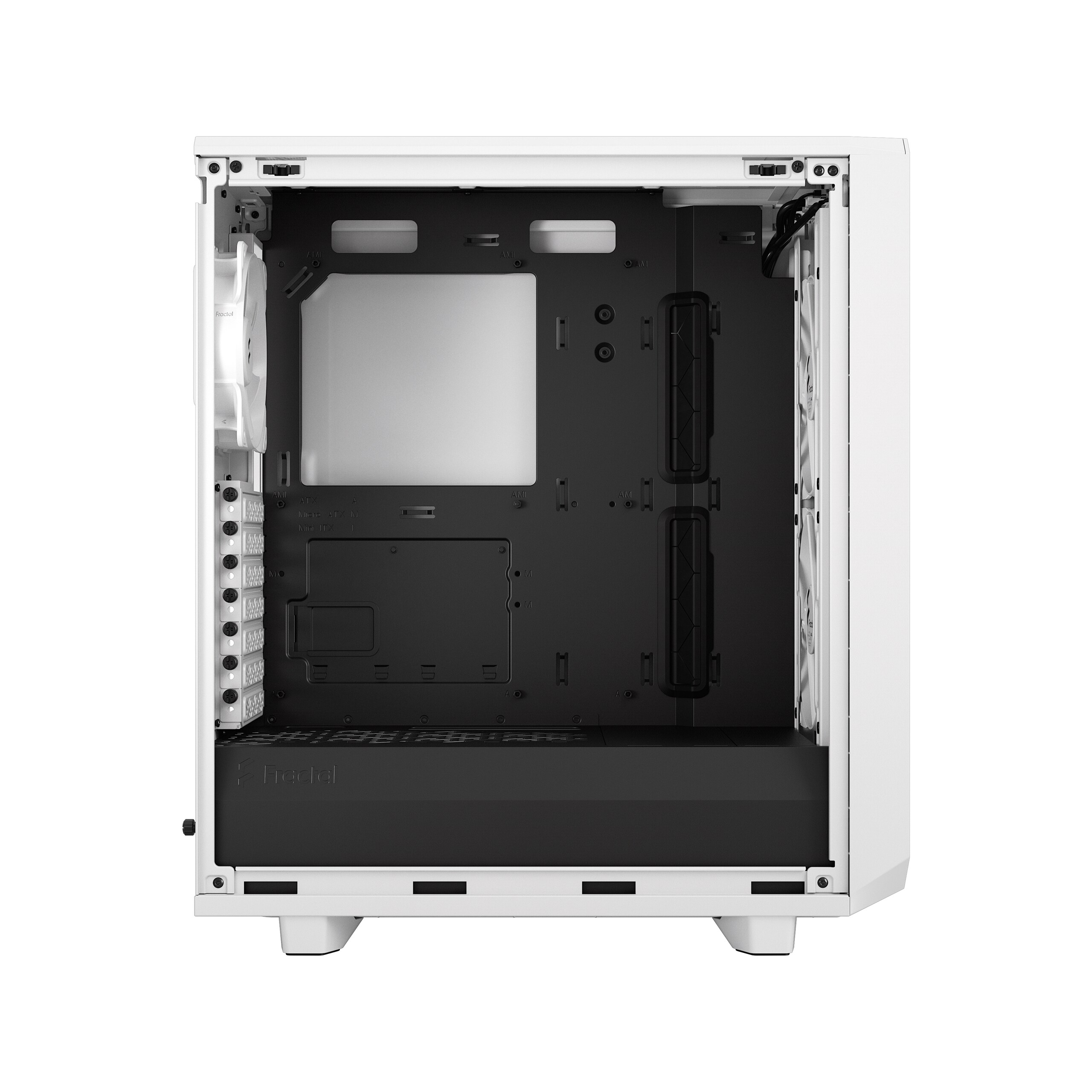 Fractal Design Meshify 2 Compact Lite White TG Clear Gaming Gehäuse