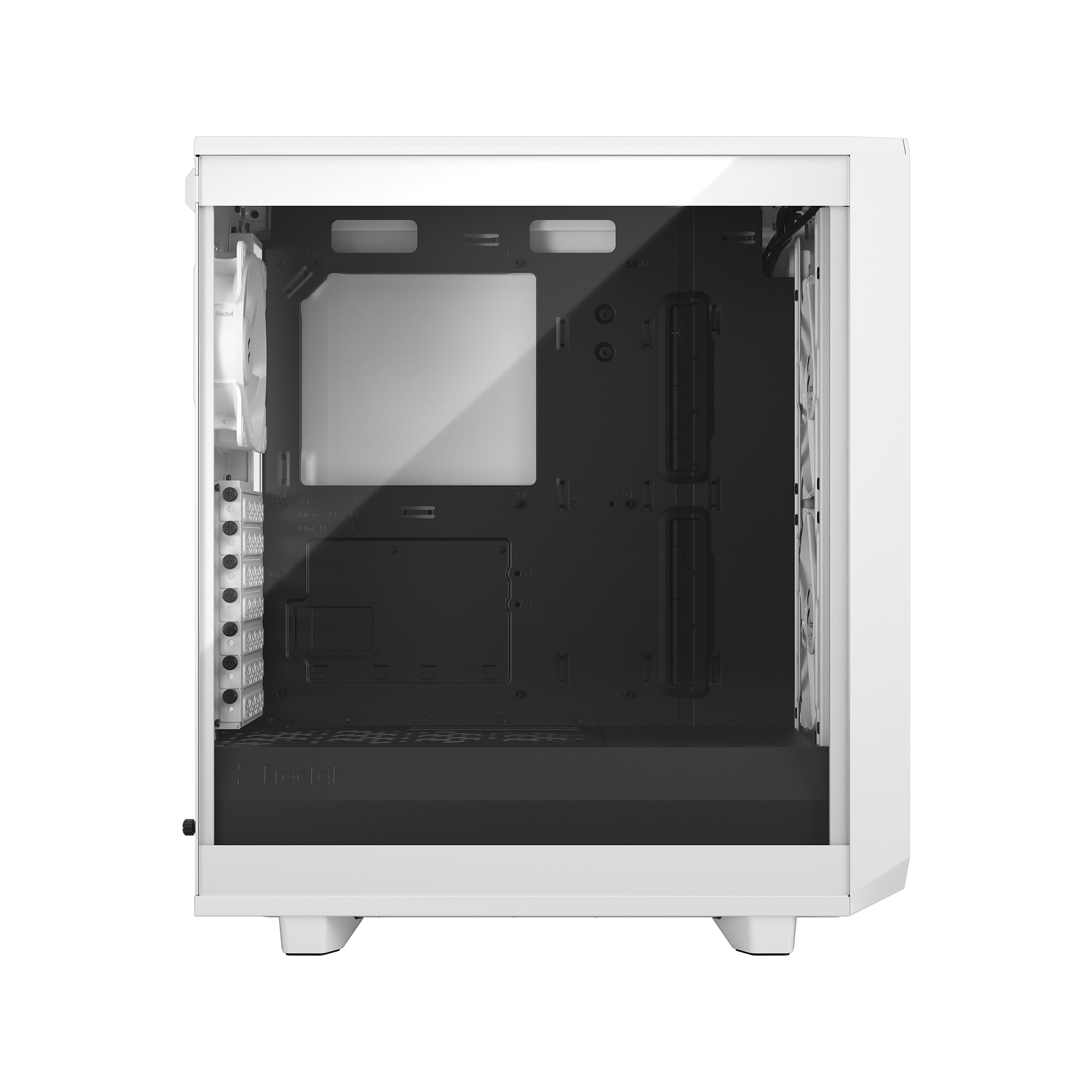 Fractal Design Meshify 2 Compact Lite White TG Clear Gaming Gehäuse