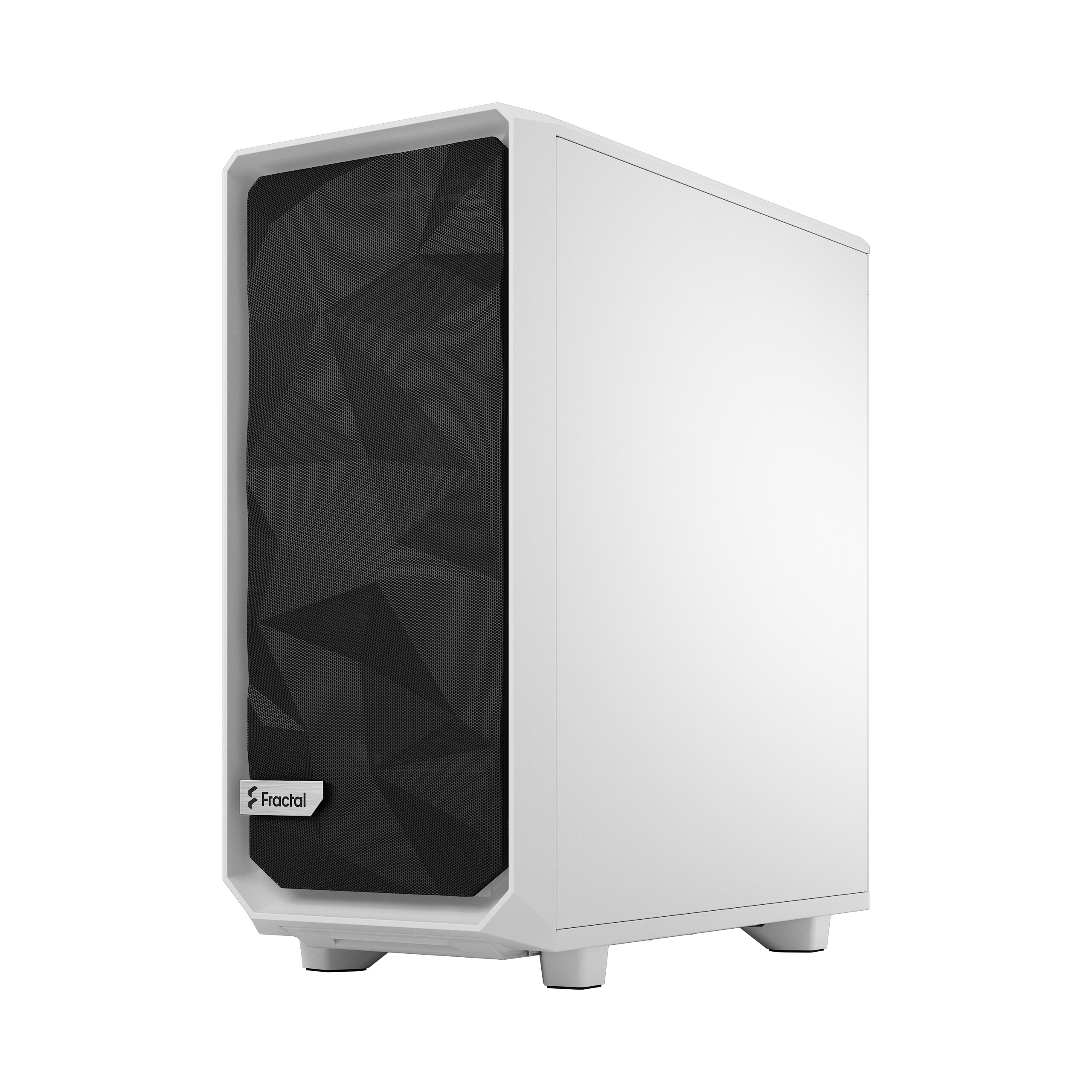 Fractal Design Meshify 2 Compact Lite White TG Clear Gaming Gehäuse