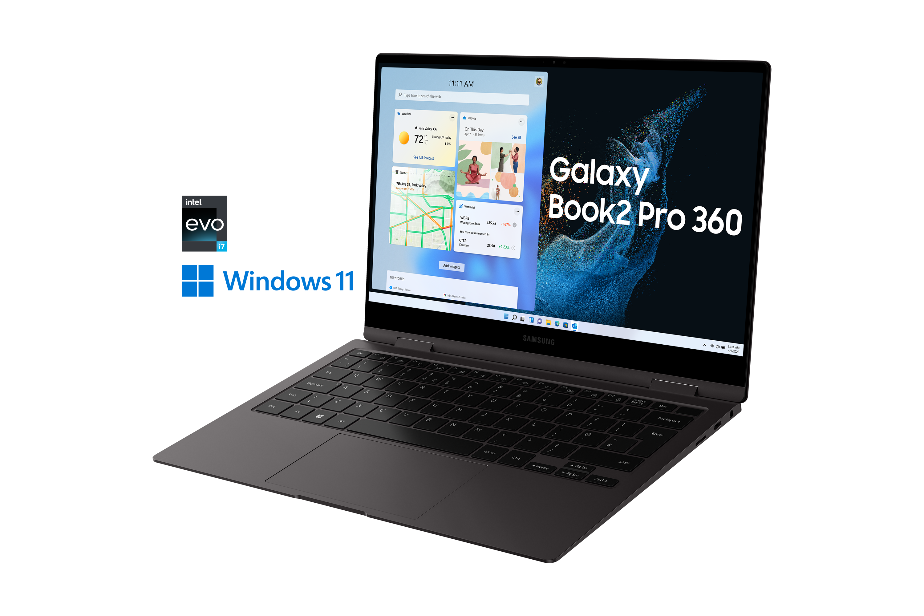 SAMSUNG Galaxy Book2 Pro 360 NP930QED-KA2DE i7-1260P 16GB/512GB SSD 13" FHD W11